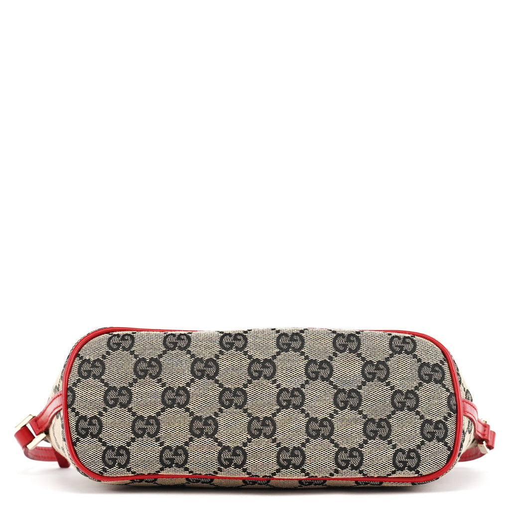 039 1103 Beige Red GG Boat Pochette