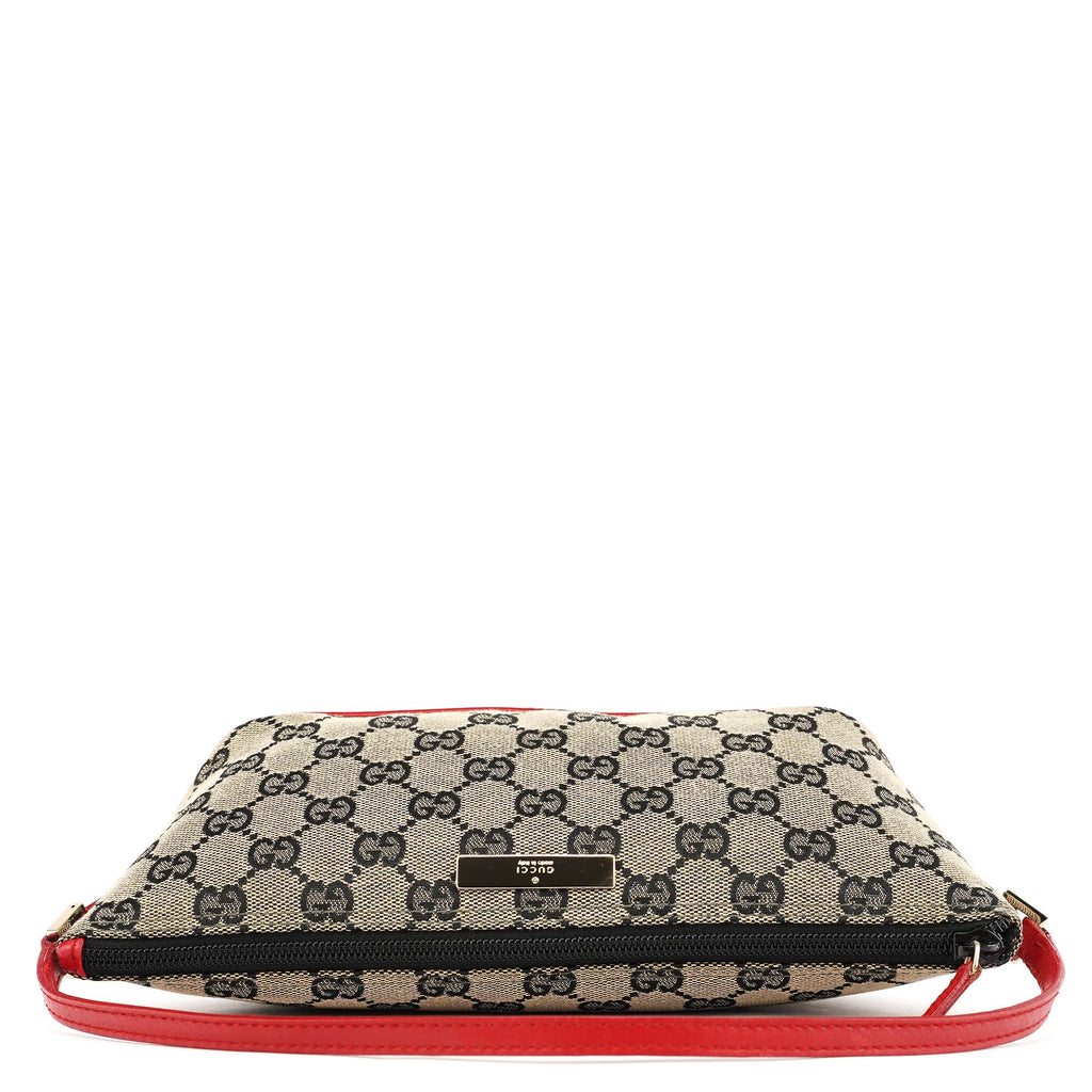 039 1103 Beige Red GG Boat Pochette