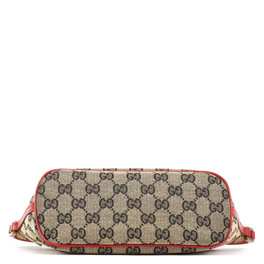 039 1103 Beige Red GG Boat Pochette