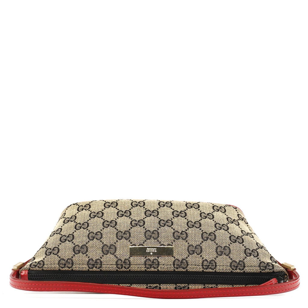 039 1103 Beige Red GG Boat Pochette