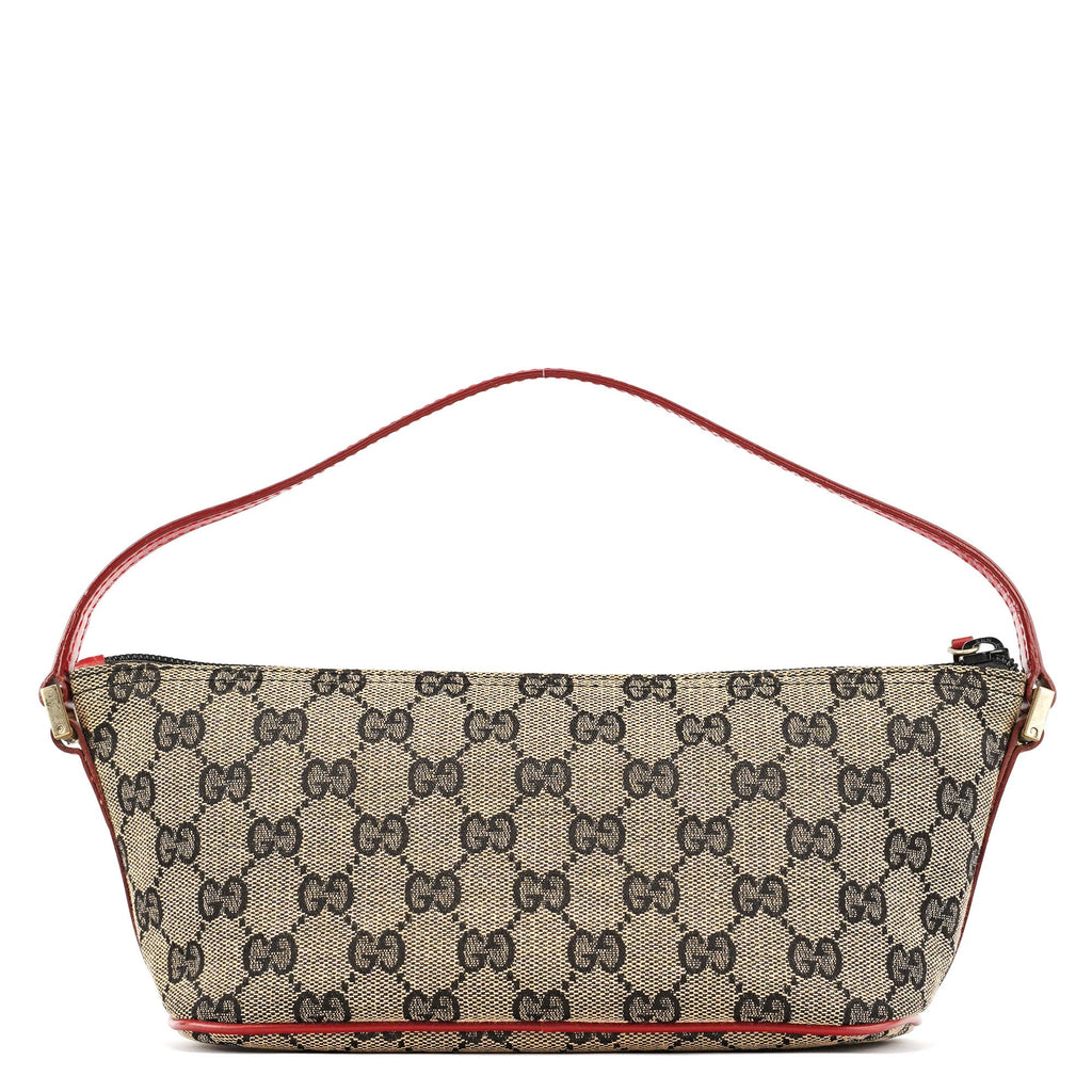 039 1103 Beige Red GG Boat Pochette