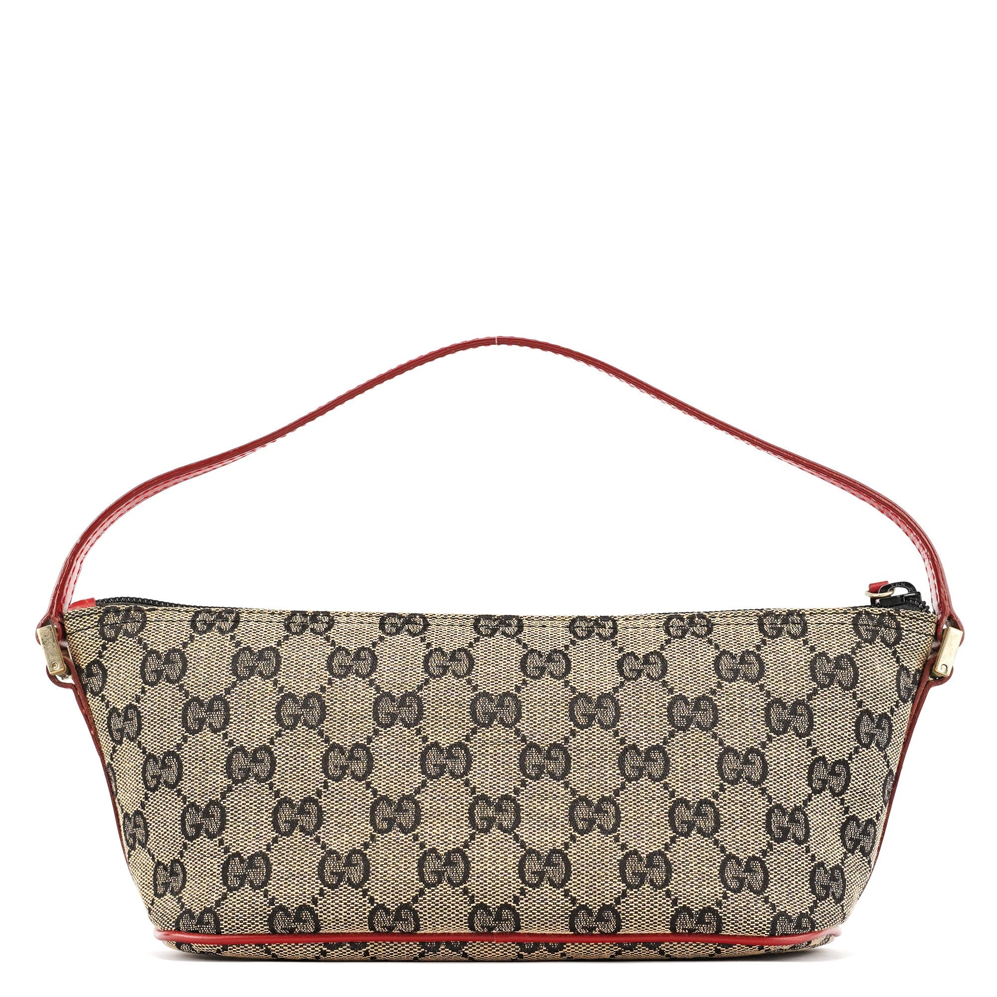 039 1103 Beige Red GG Boat Pochette