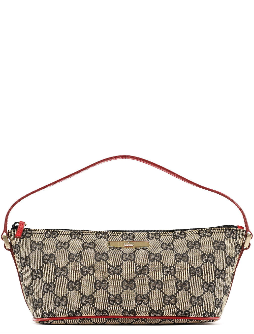 039 1103 Beige Red GG Boat Pochette