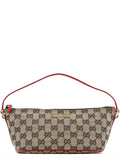 039 1103 Beige Red GG Boat Pochette