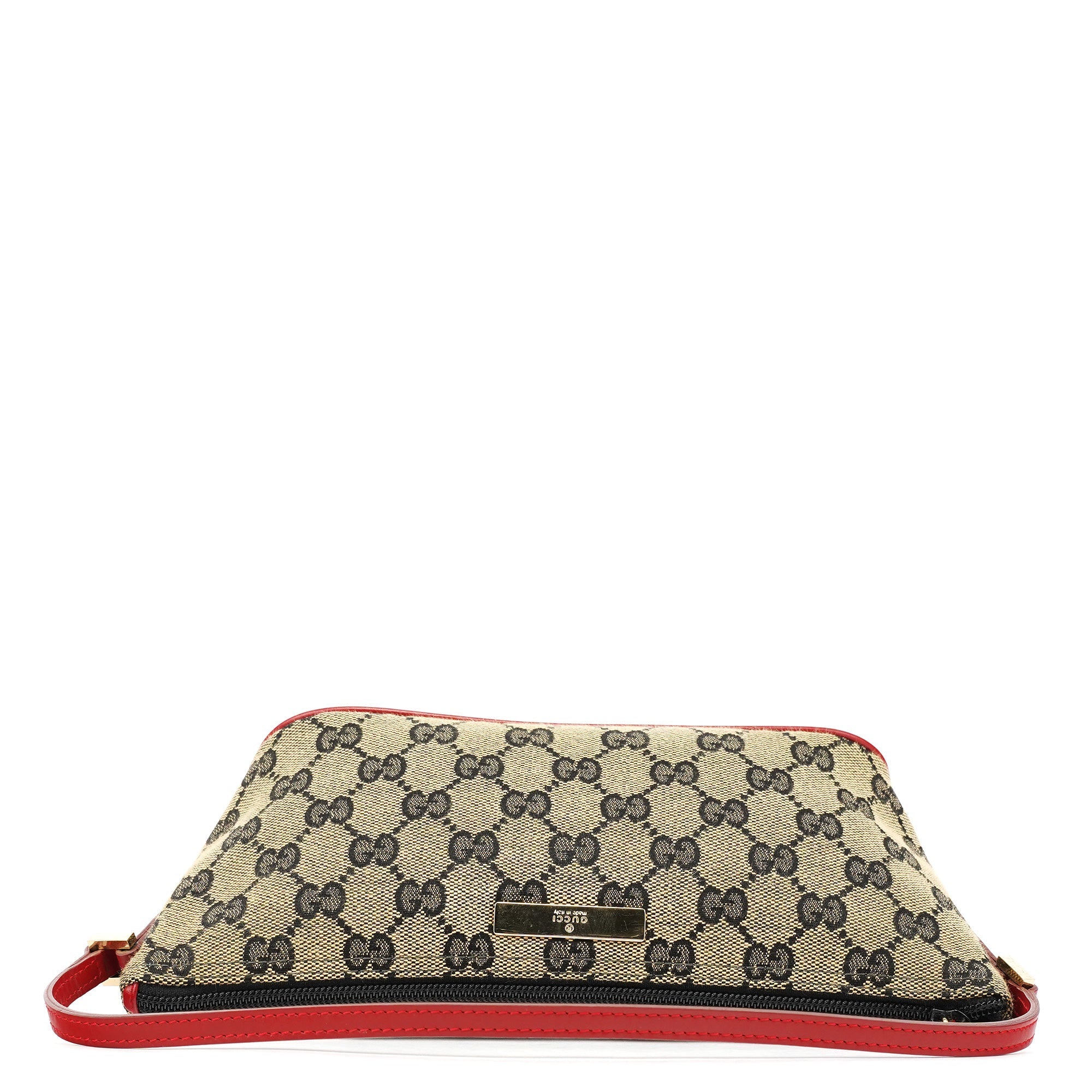 039 1103 Beige Red GG Boat Pochette
