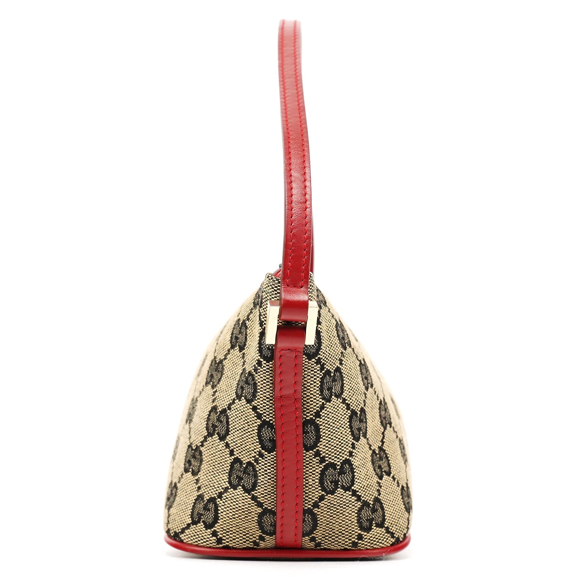039 1103 Beige Red GG Boat Pochette
