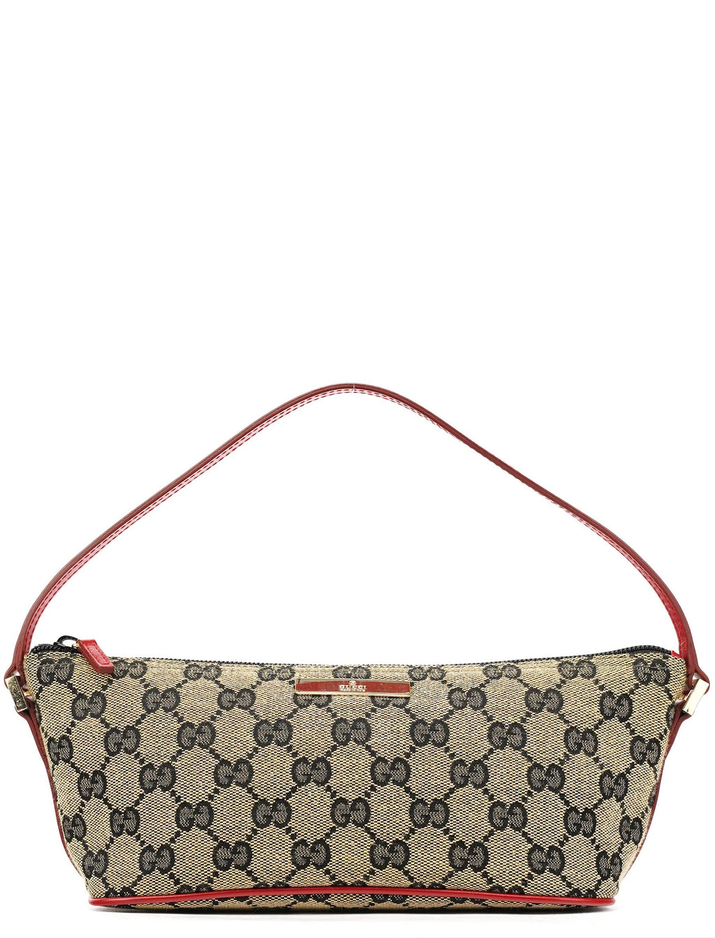 039 1103 Beige Red GG Boat Pochette