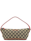 039 1103 Beige Red GG Boat Pochette