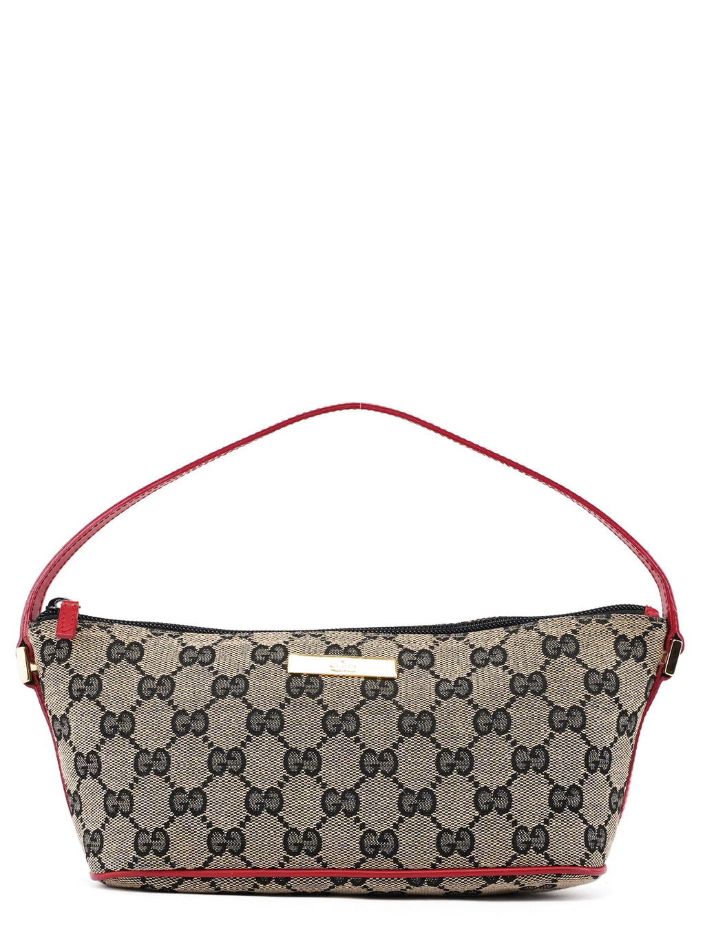 039 1103 Beige Red GG Boat Pochette