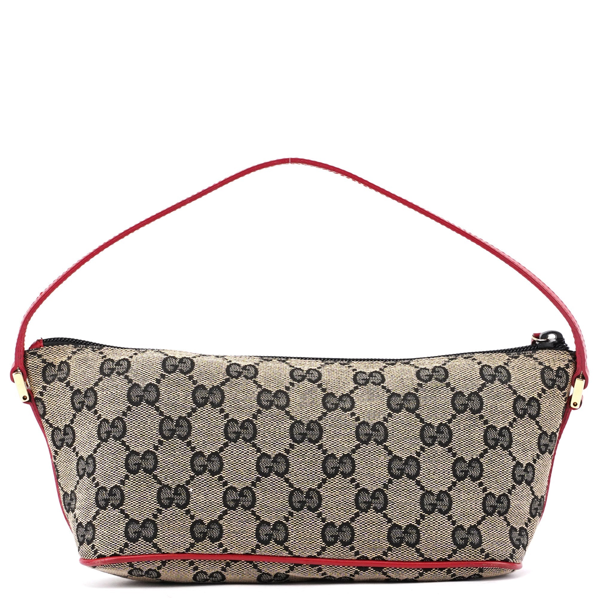 039 1103 Beige Red GG Boat Pochette