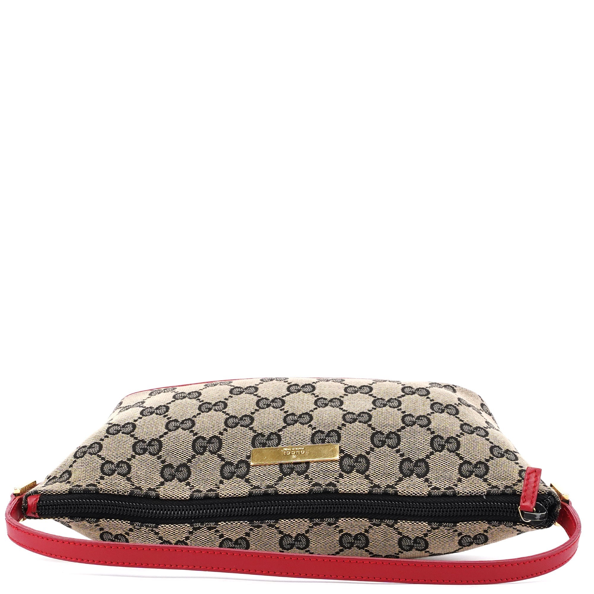 039 1103 Beige Red GG Boat Pochette