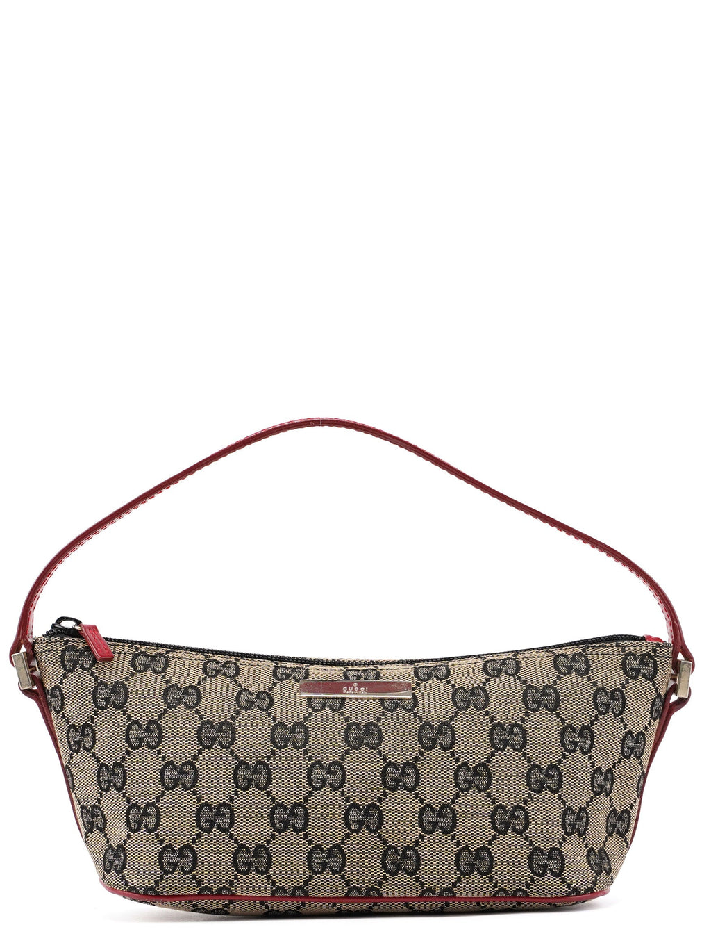 039 1103 Beige Red GG Boat Pochette