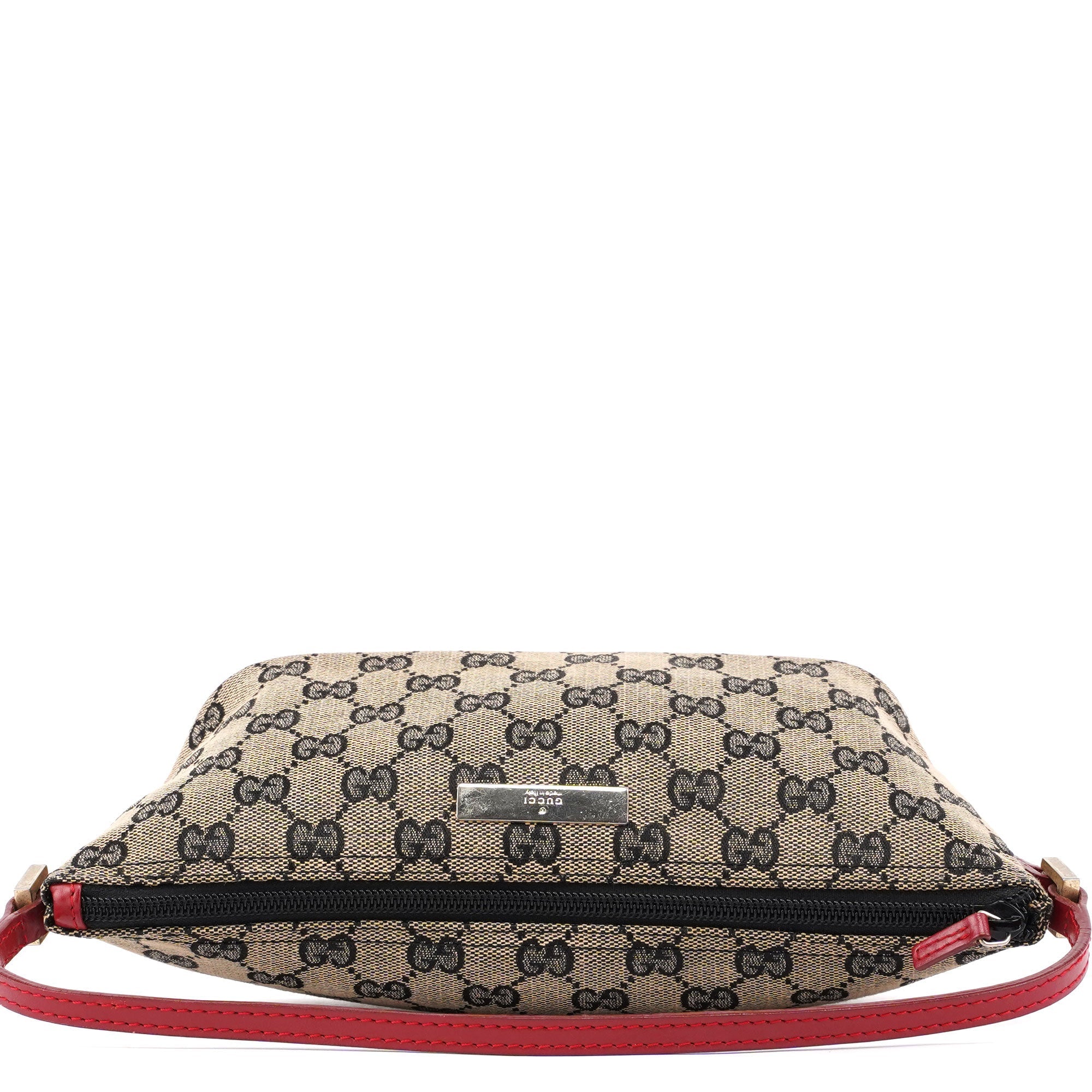039 1103 Beige Red GG Boat Pochette