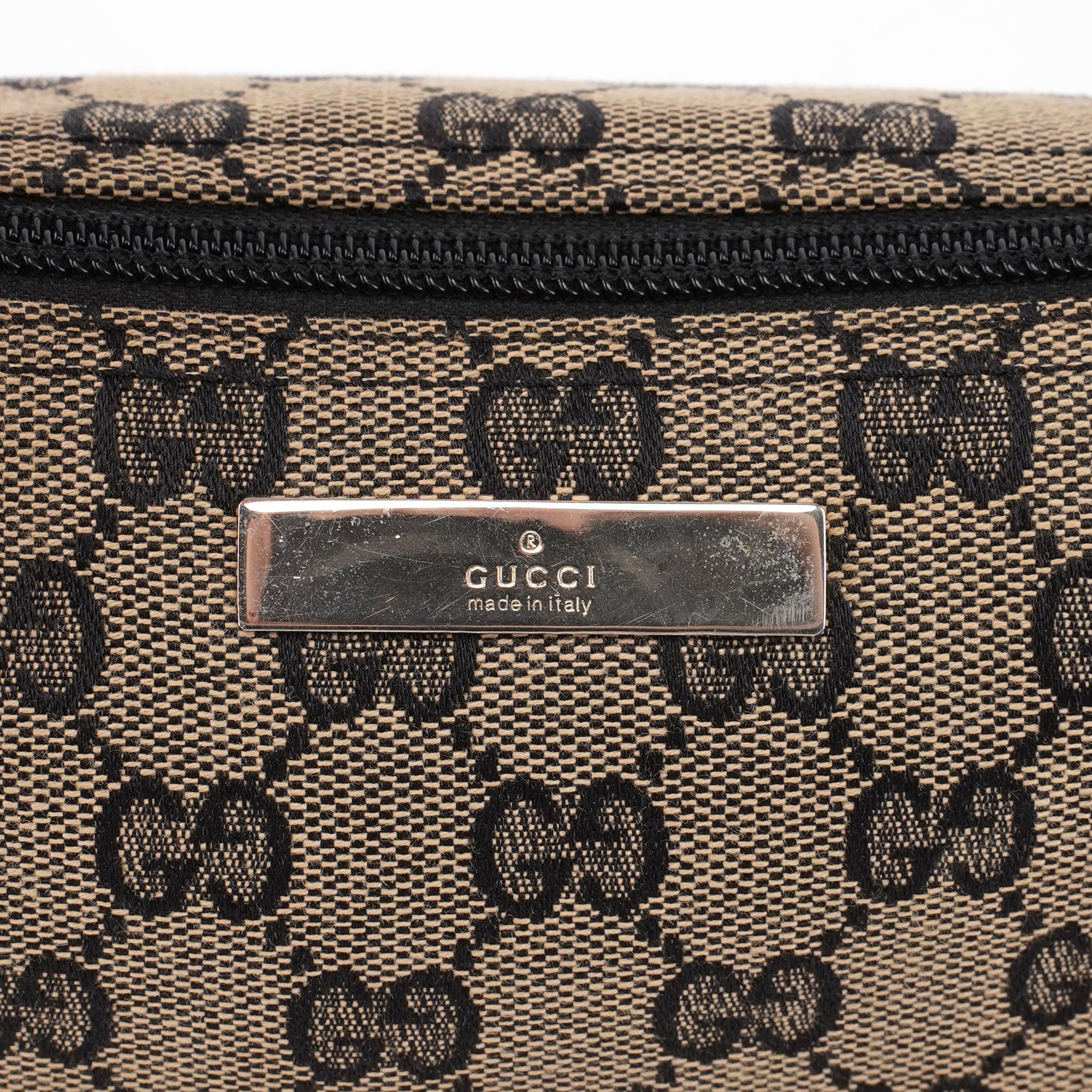 039 1103 Beige Red GG Boat Pochette