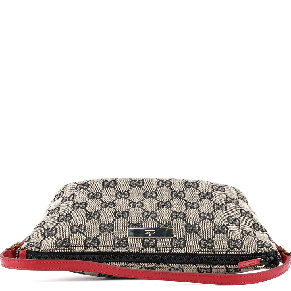 039 1103 Beige Red GG Boat Pochette