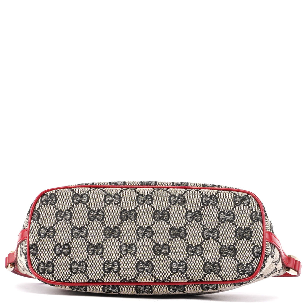 039 1103 Beige Red GG Boat Pochette