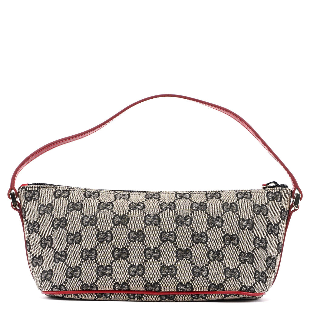 039 1103 Beige Red GG Boat Pochette