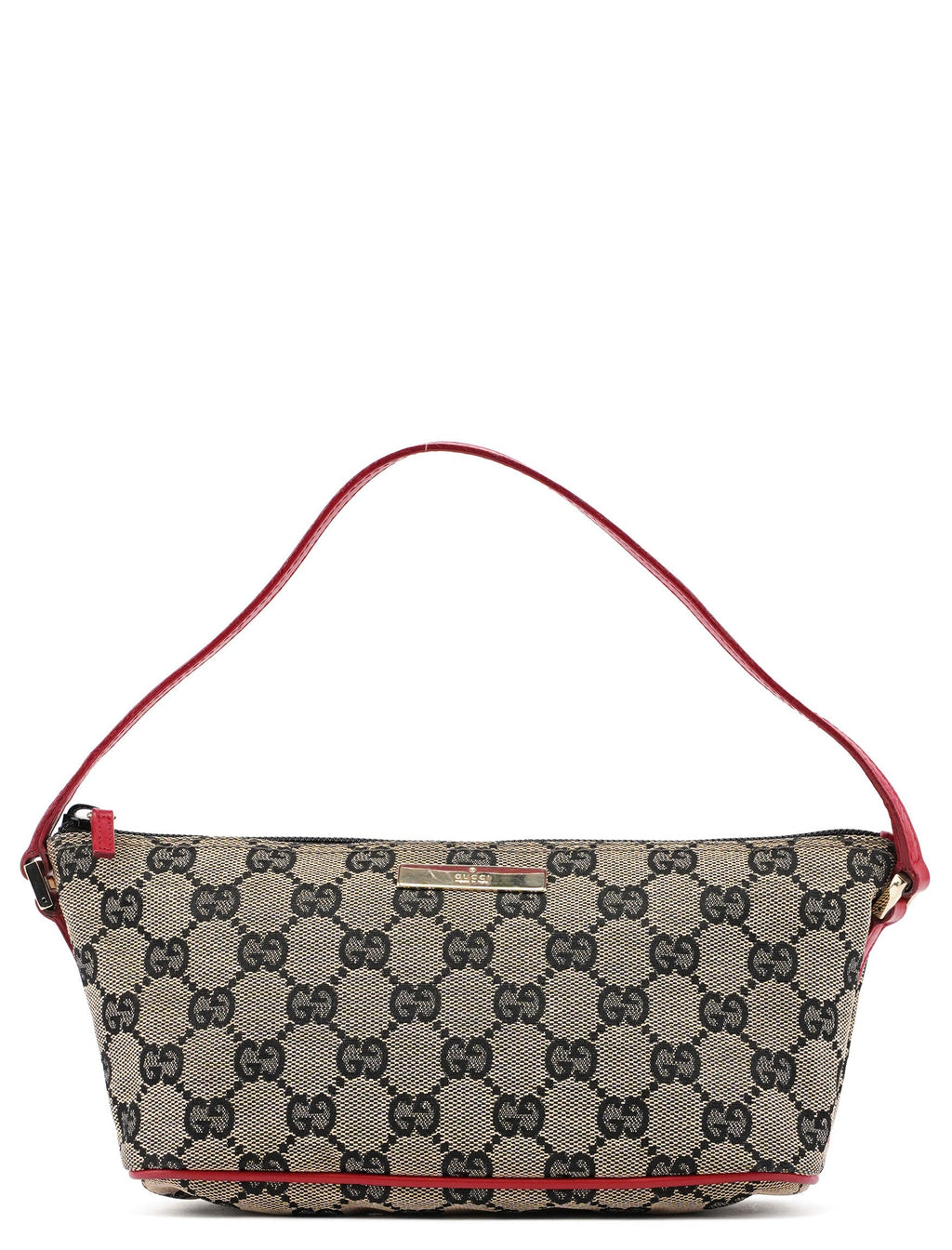 039 1103 Beige Red GG Boat Pochette