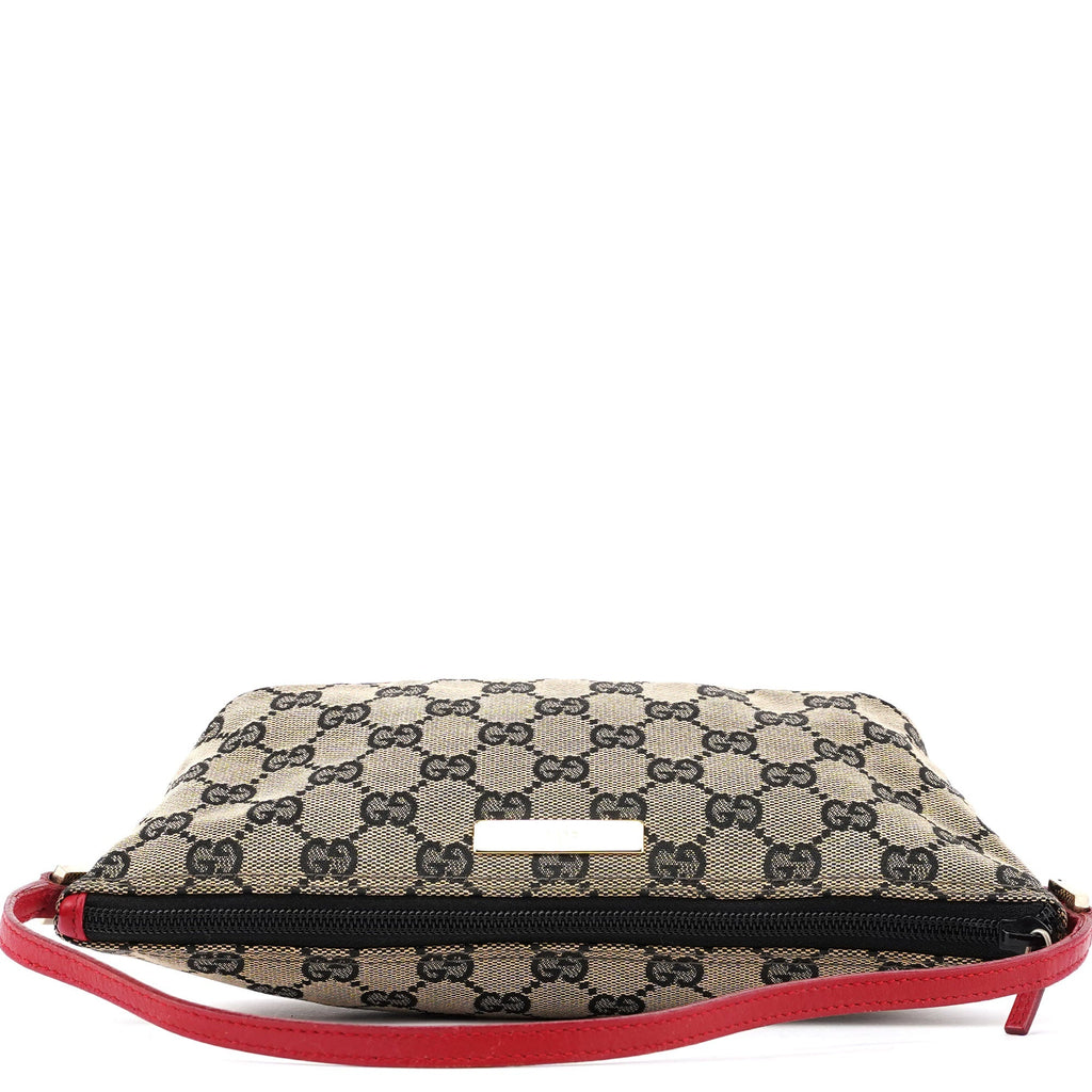 039 1103 Beige Red GG Boat Pochette