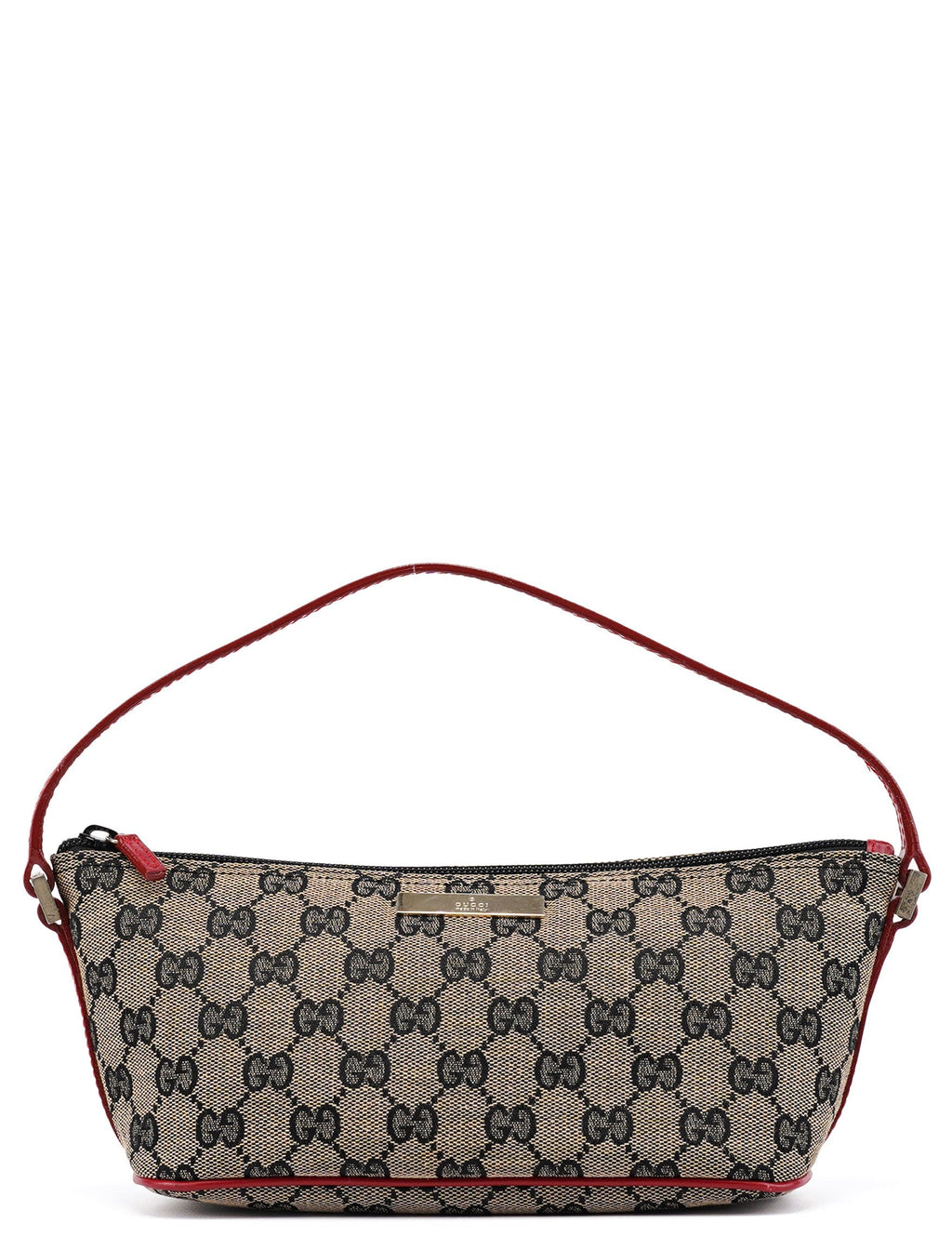 039 1103 Beige Red GG Boat Pochette