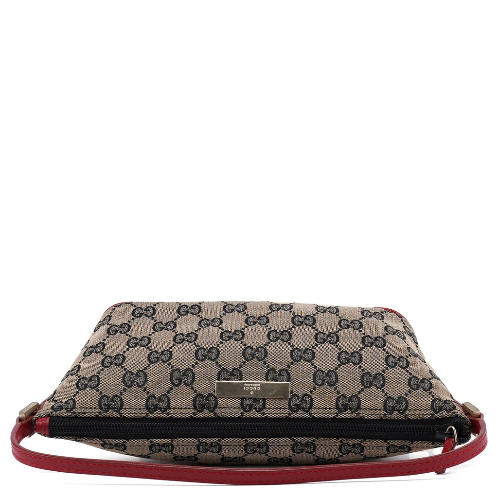 039 1103 Beige Red GG Boat Pochette