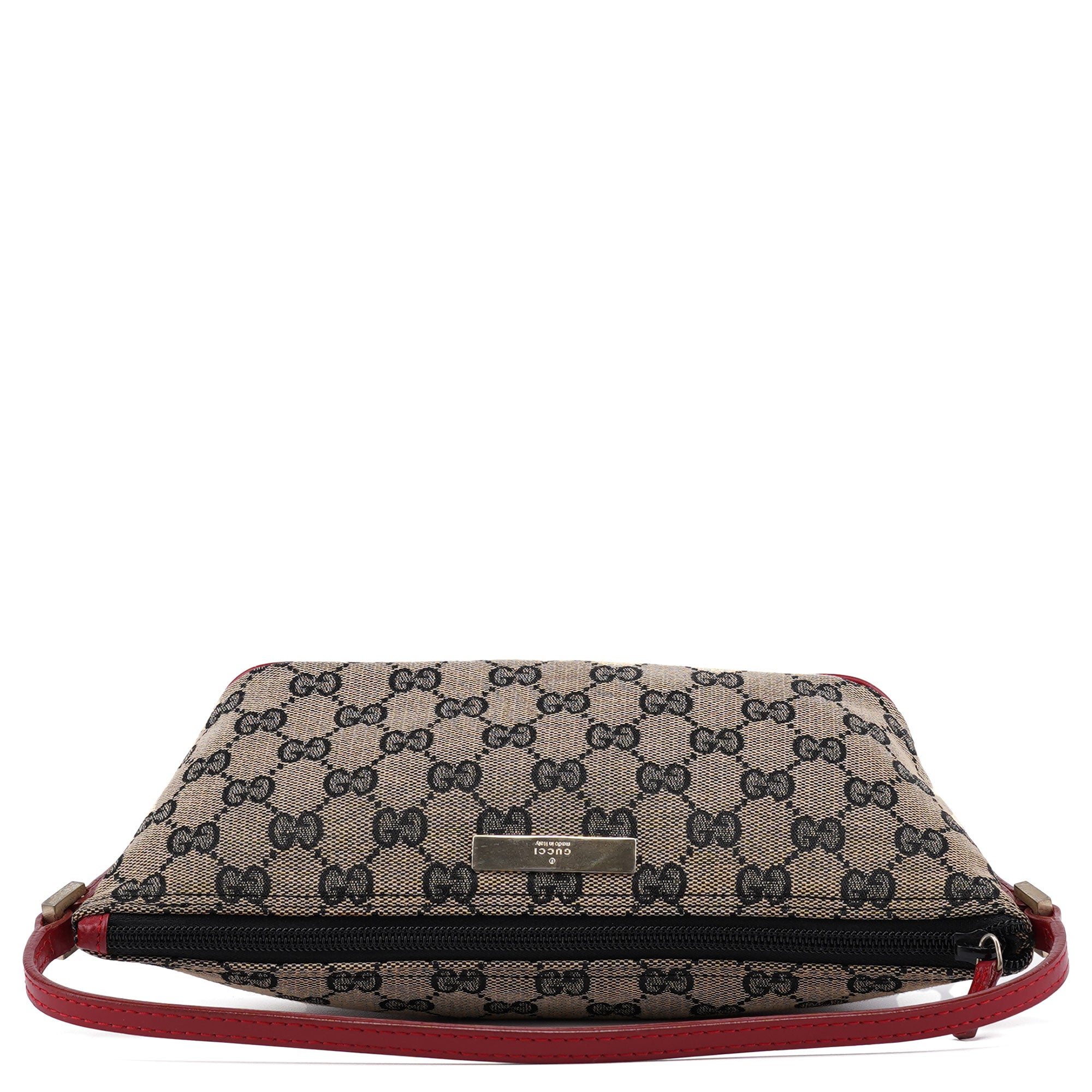 039 1103 Beige Red GG Boat Pochette