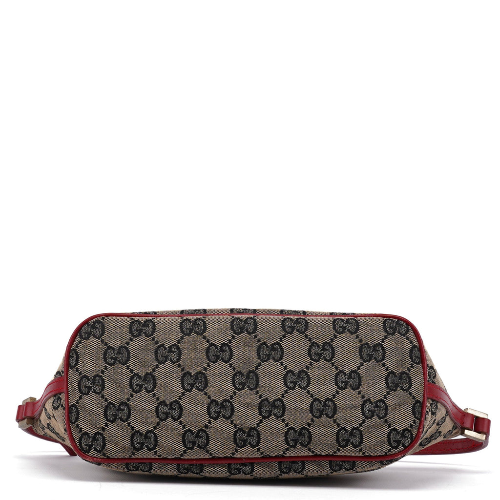 039 1103 Beige Red GG Boat Pochette