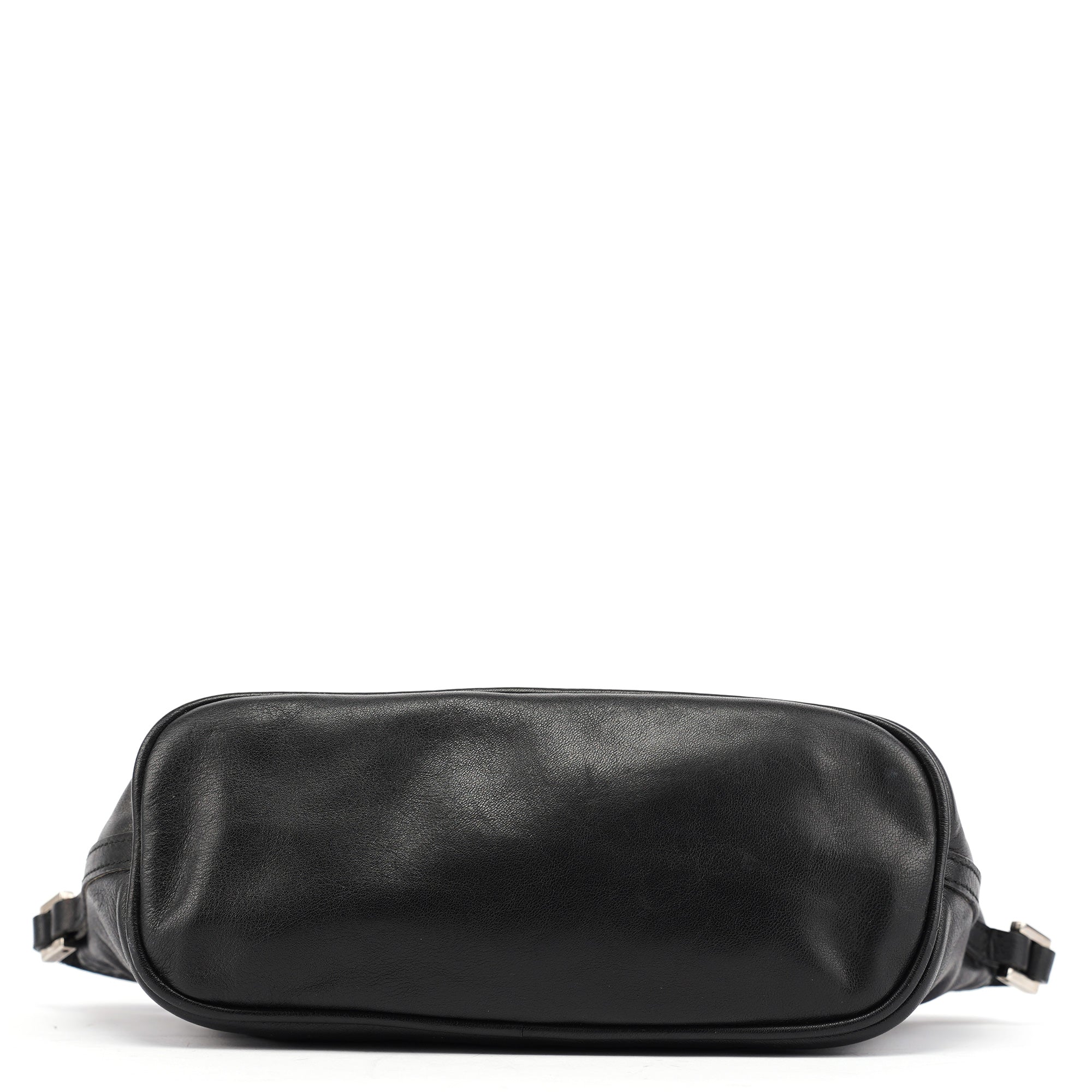 039 1103 Black Calfskin Boat Pochette