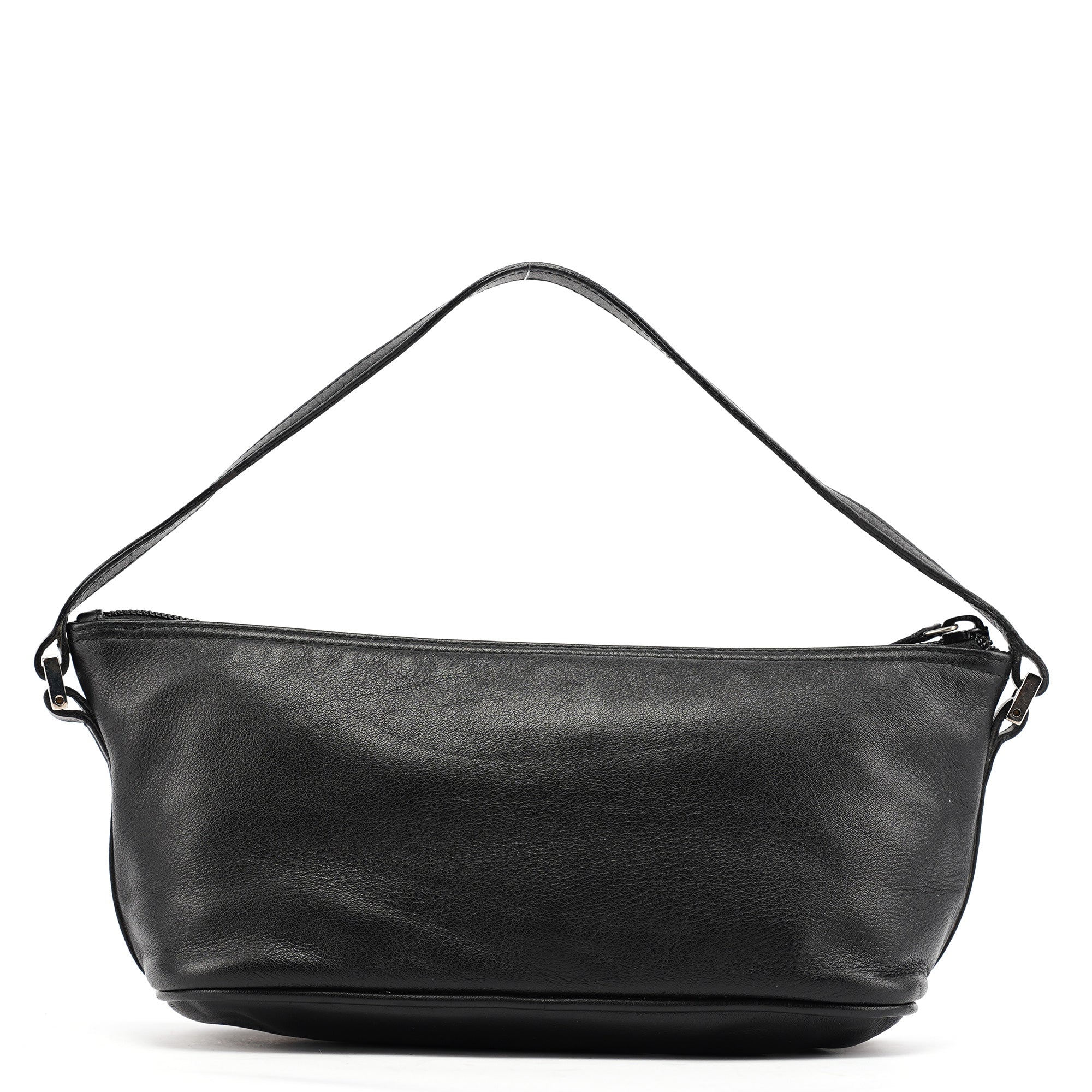 039 1103 Black Calfskin Boat Pochette