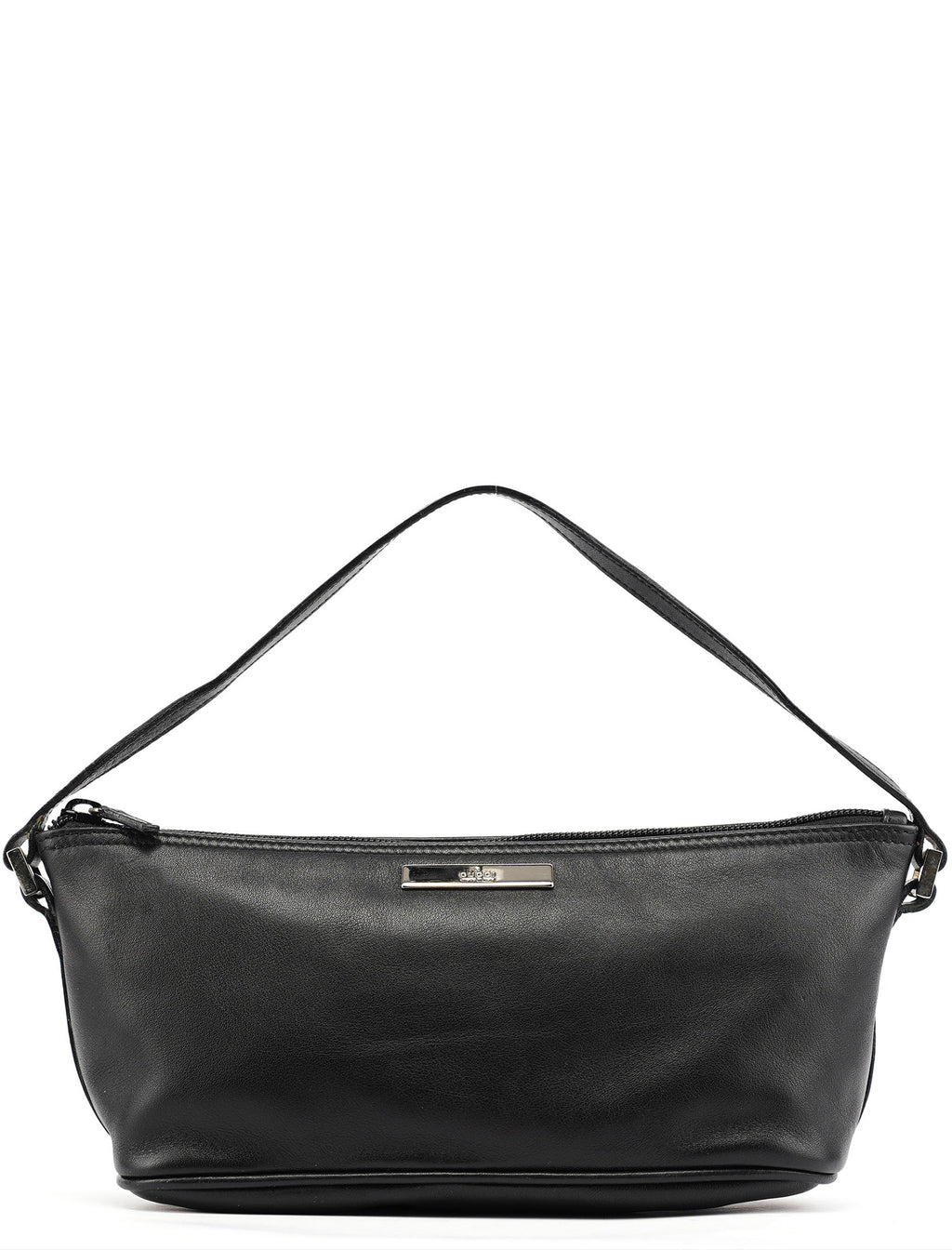 039 1103 Black Calfskin Boat Pochette