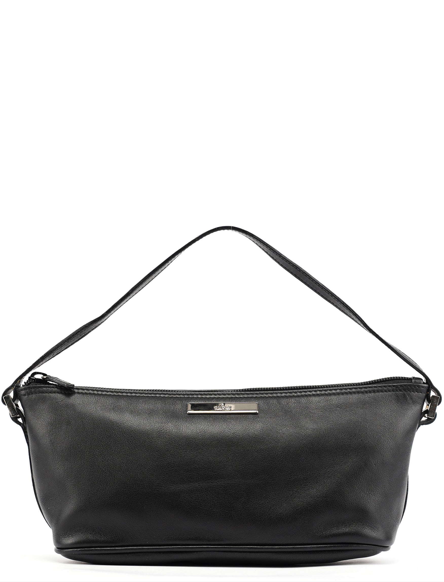 039 1103 Black Calfskin Boat Pochette