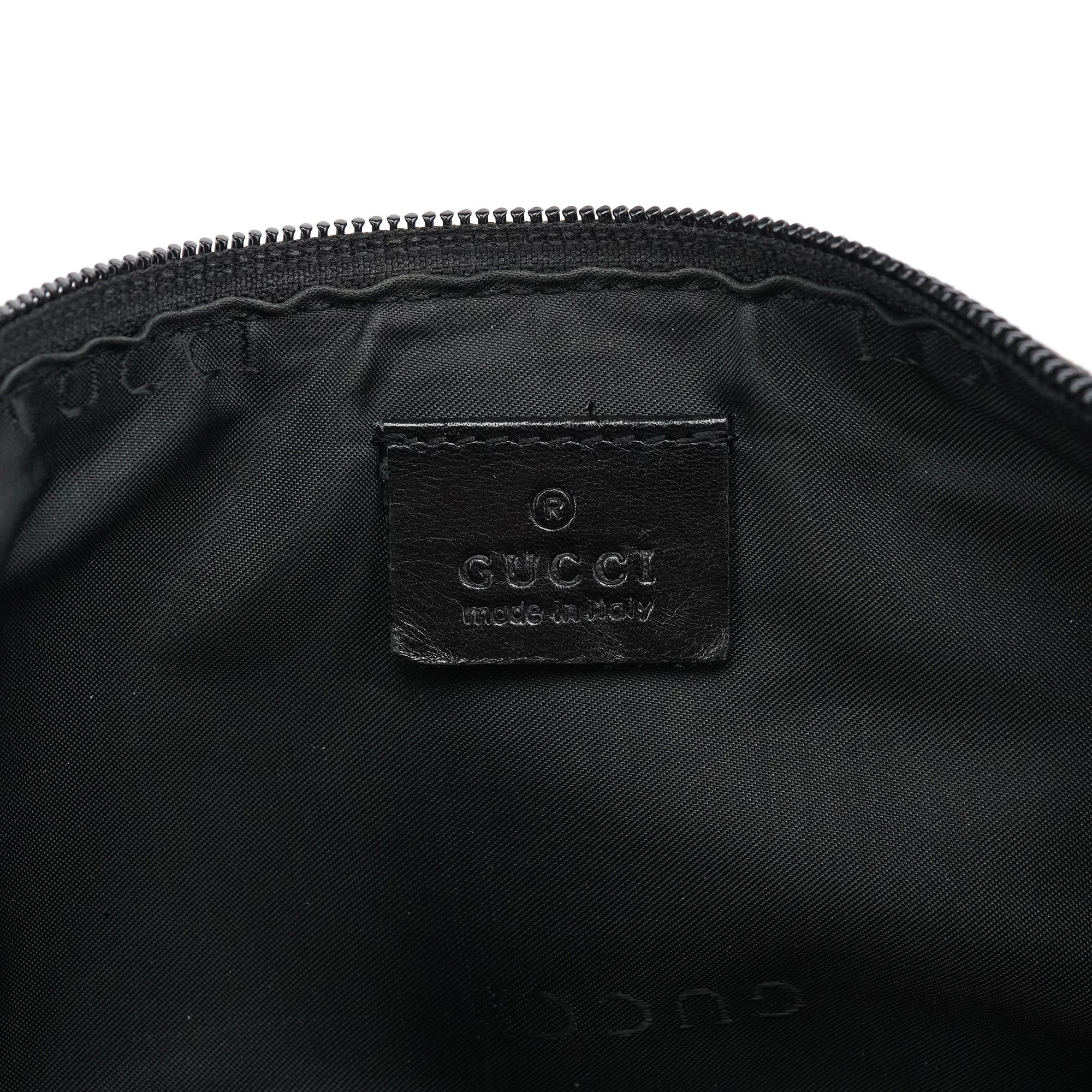 039 1103 Black GG Boat Pochette