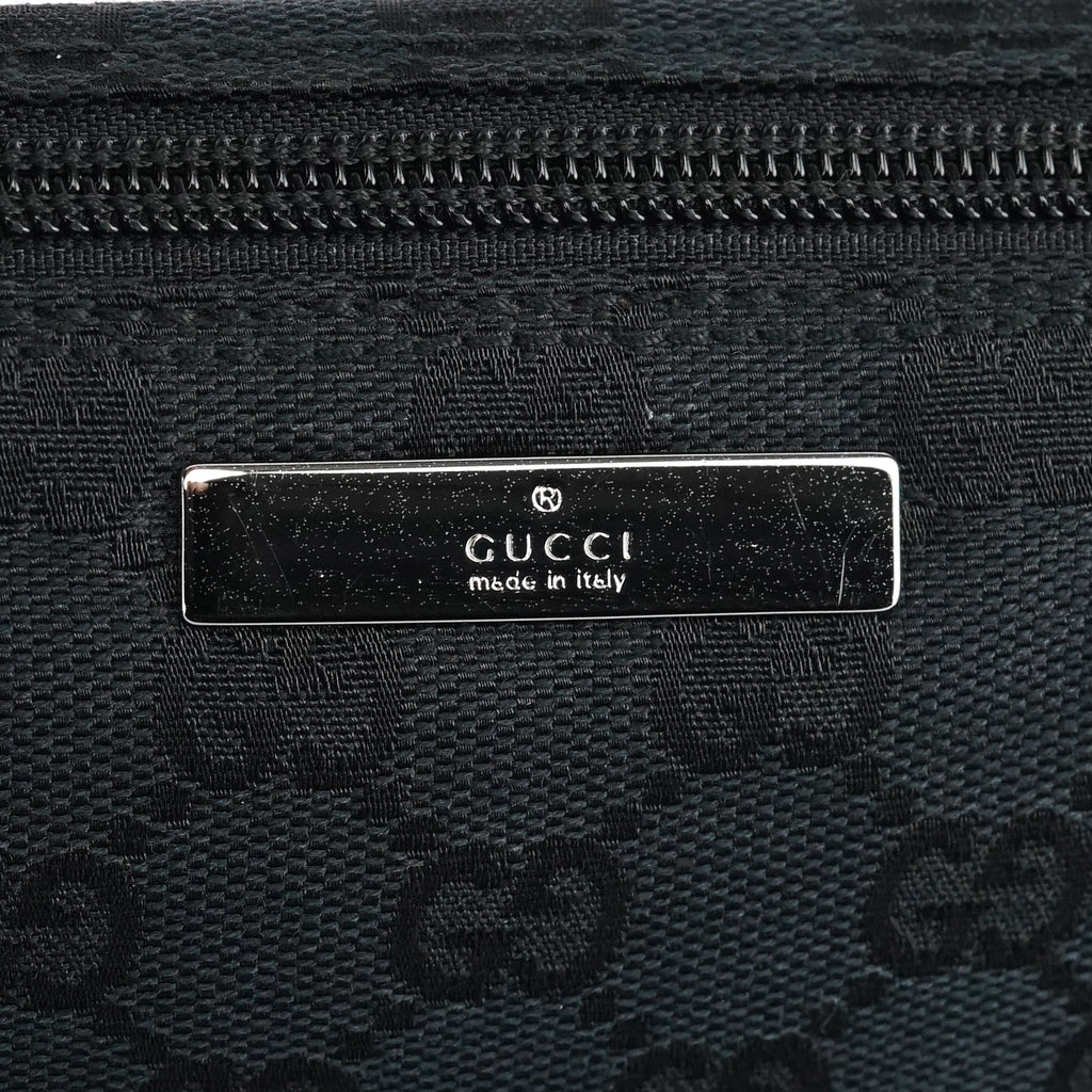 039 1103 Black GG Boat Pochette