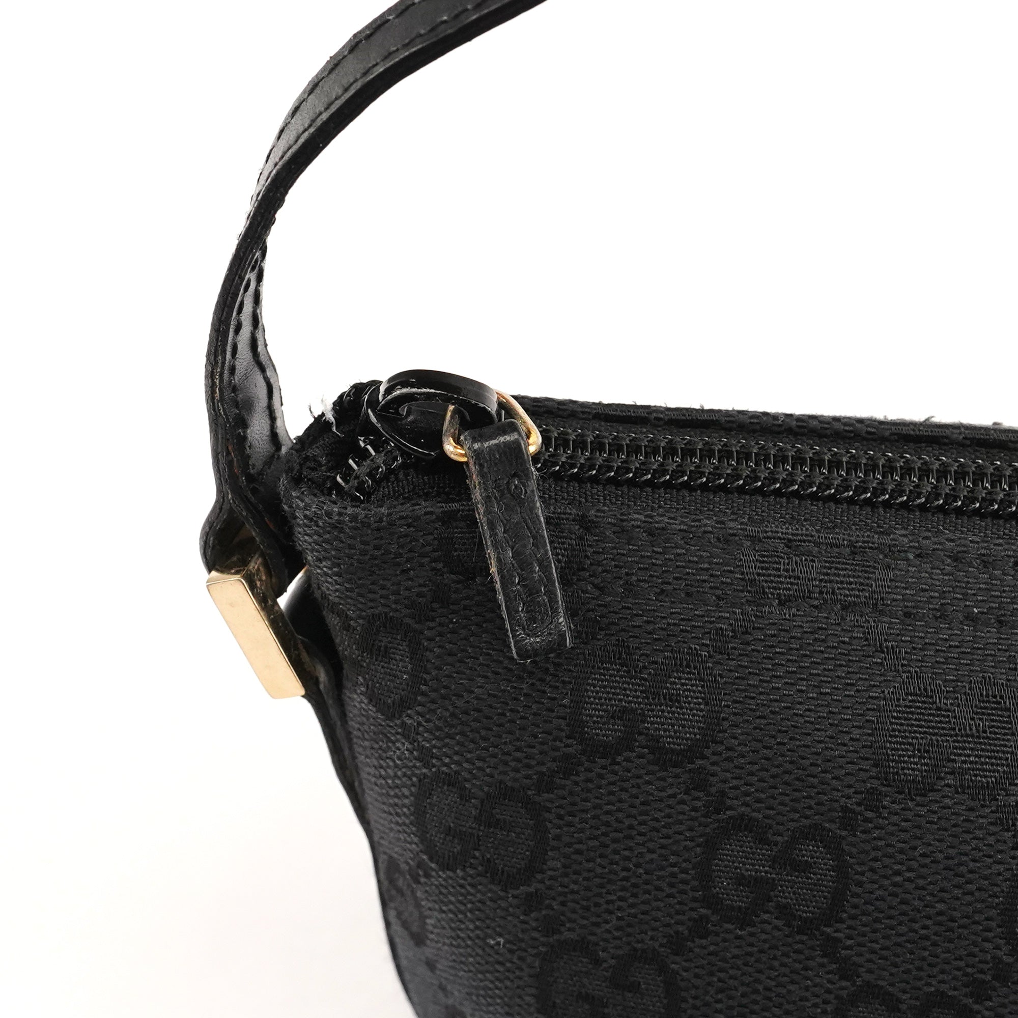 039 1103 Black GG Boat Pochette