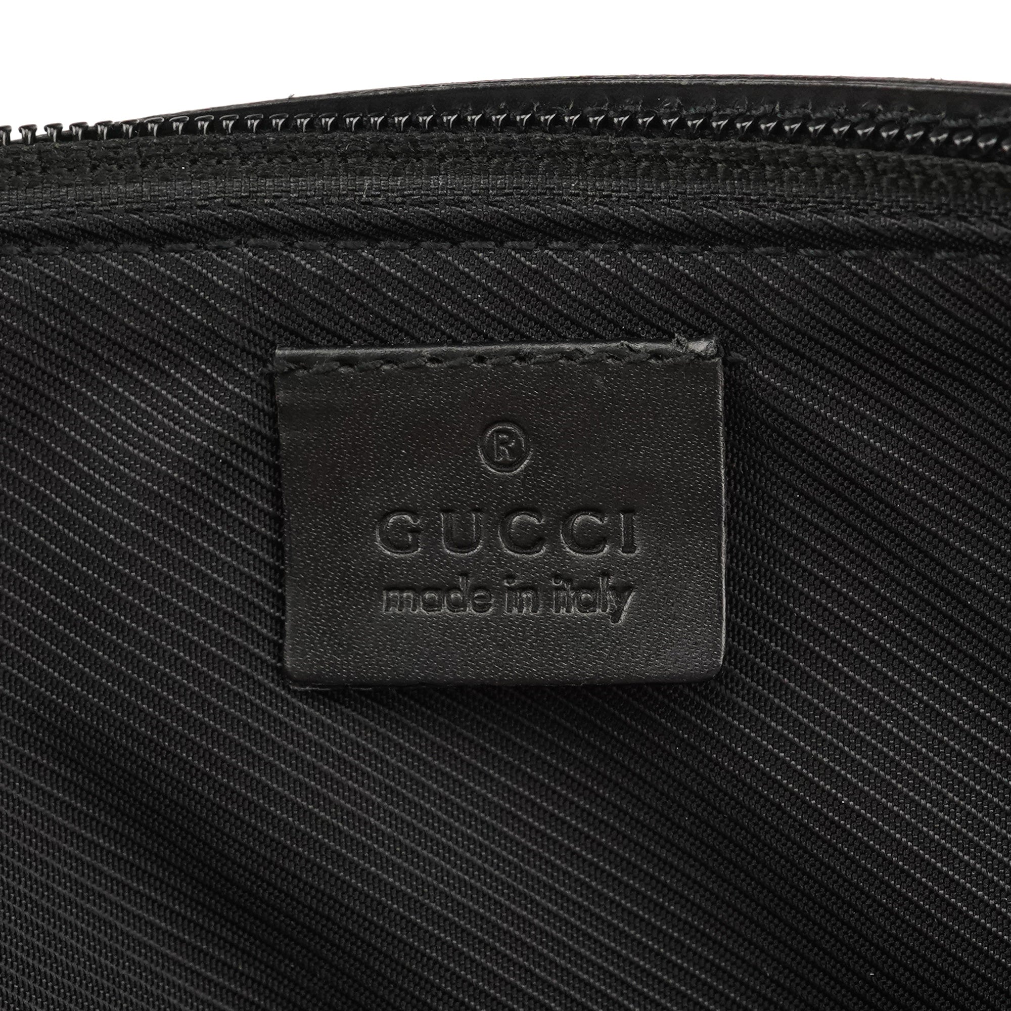 039 1103 Black GG Boat Pochette