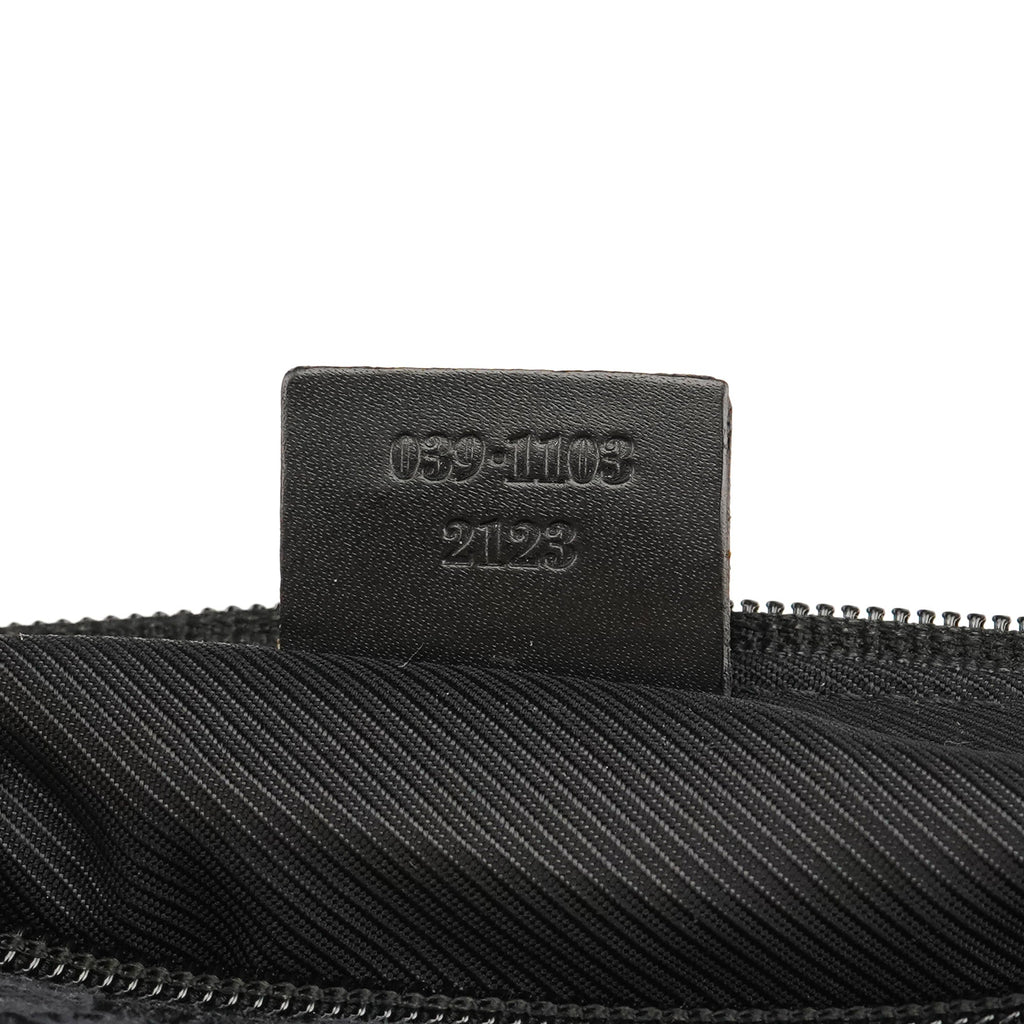 039 1103 Black GG Boat Pochette