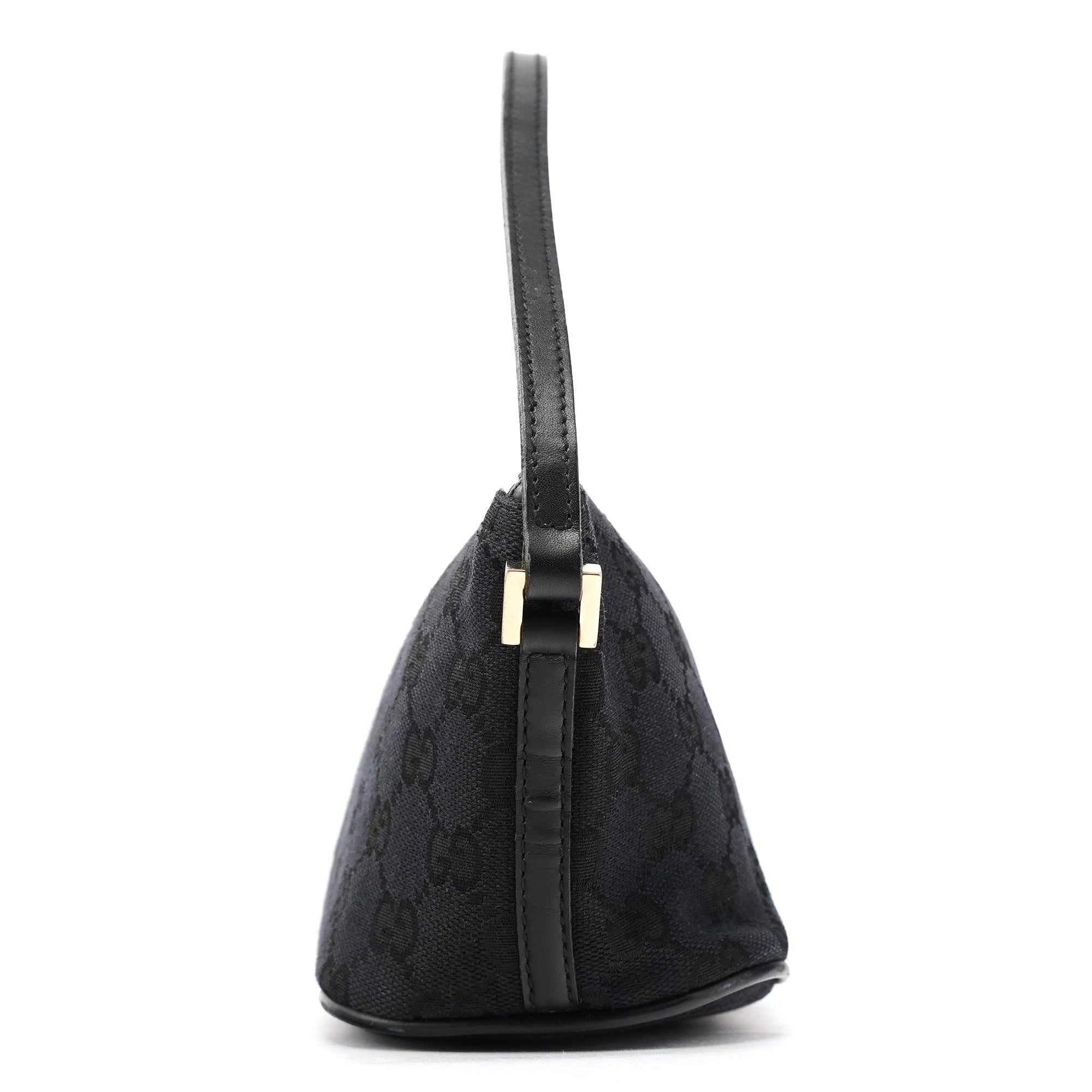 039 1103 Black GG Boat Pochette
