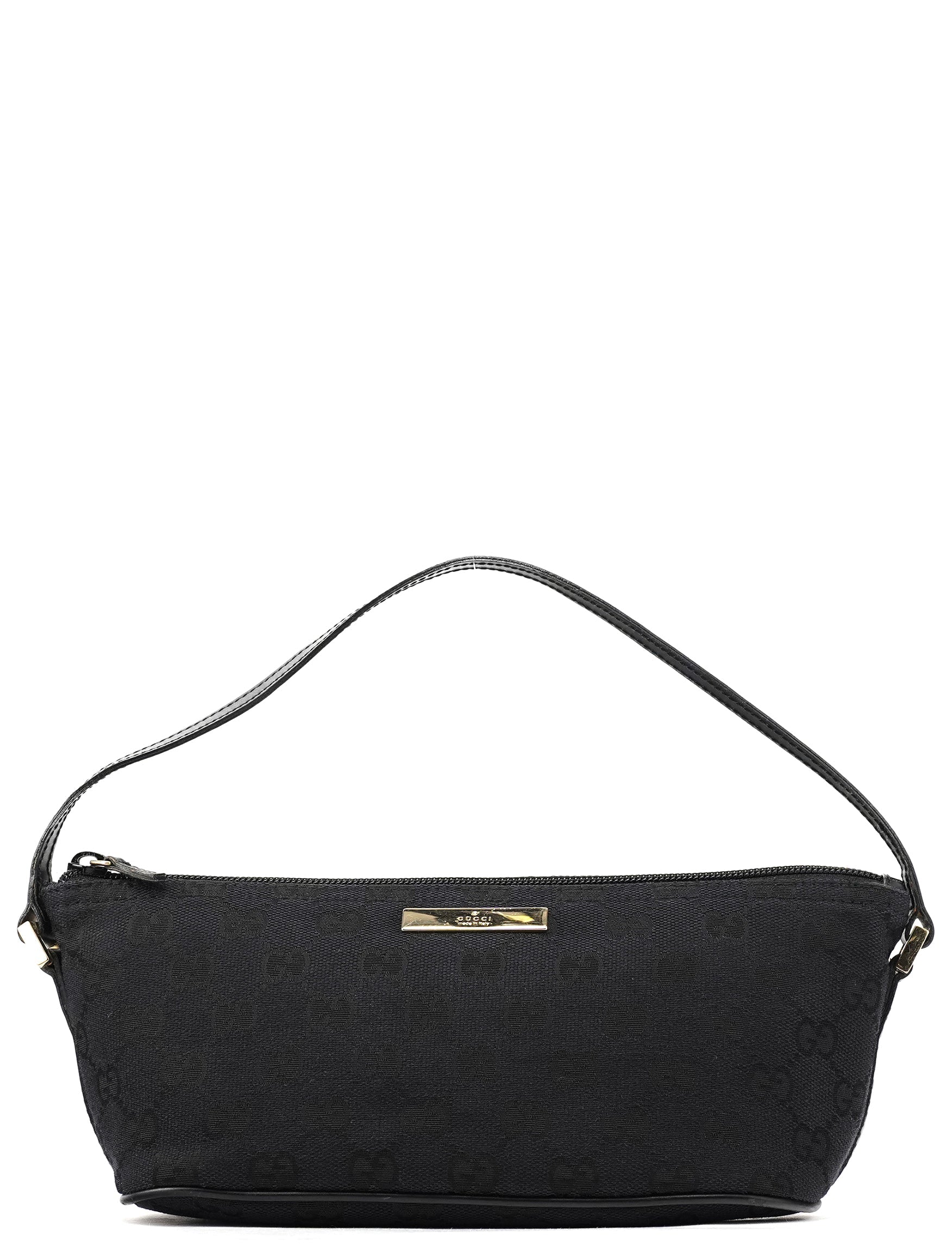 039 1103 Black GG Boat Pochette