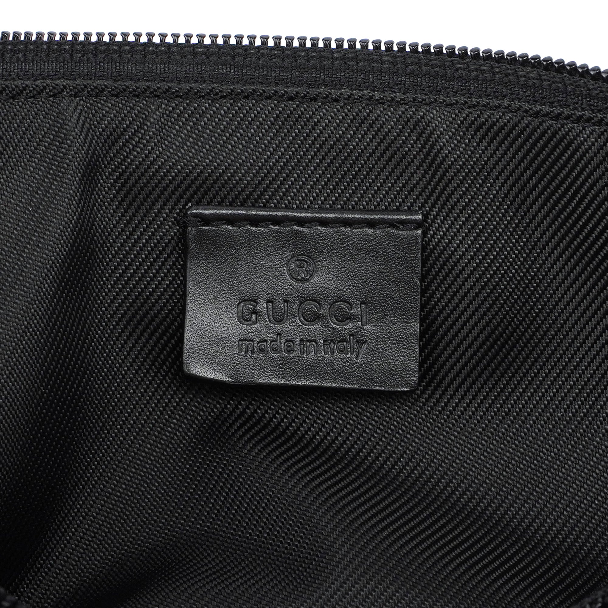 039 1103 Black GG Boat Pochette