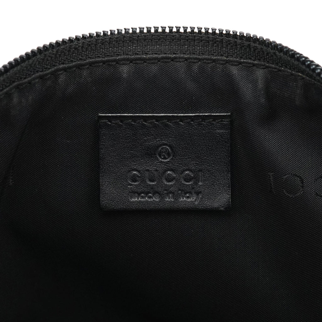 039 1103 Black Nylon Boat Pochette