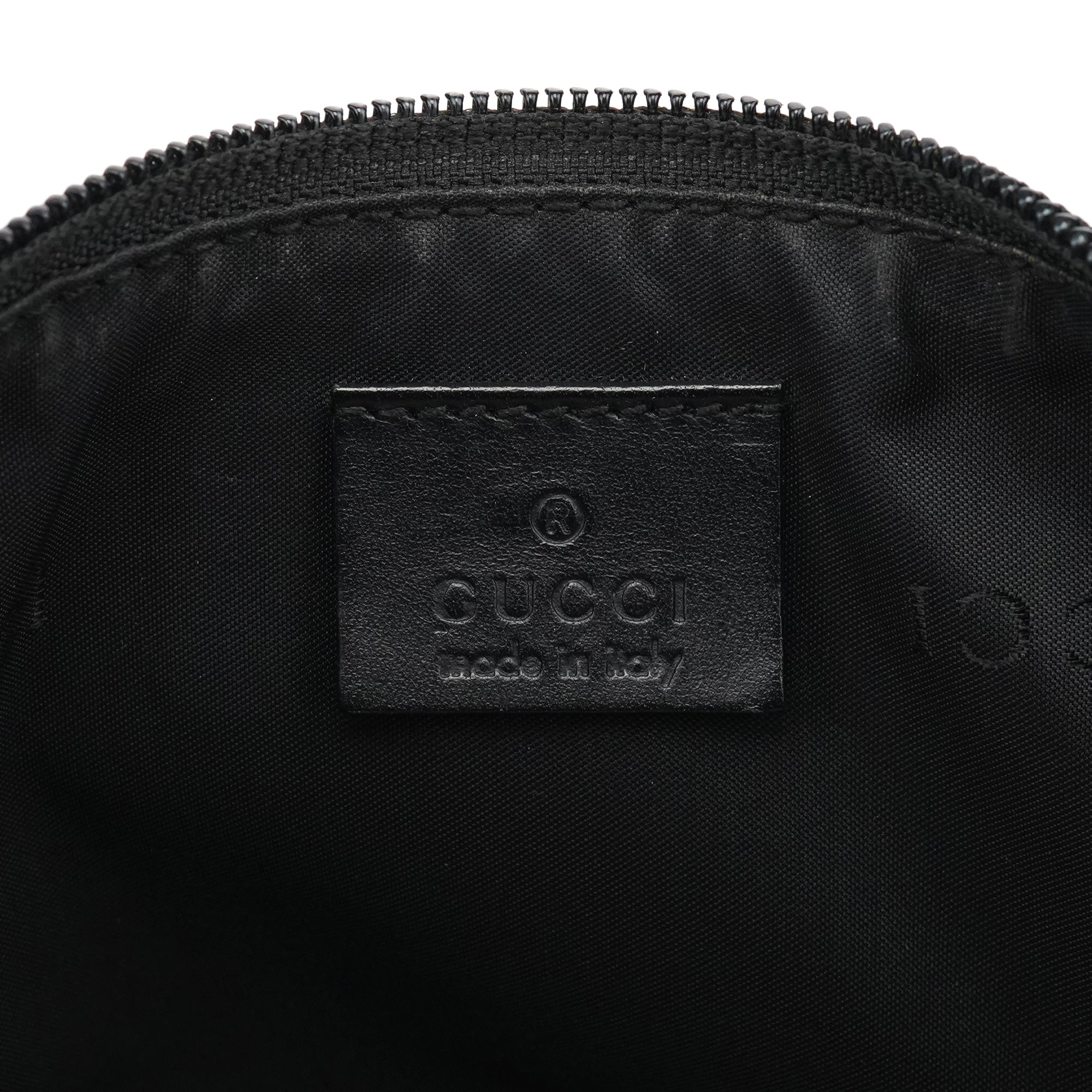 039 1103 Black Nylon Boat Pochette
