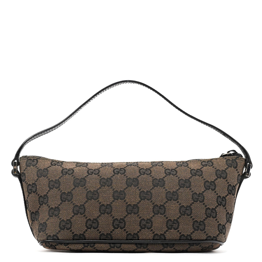 039 1103 Brown GG Boat Pochette
