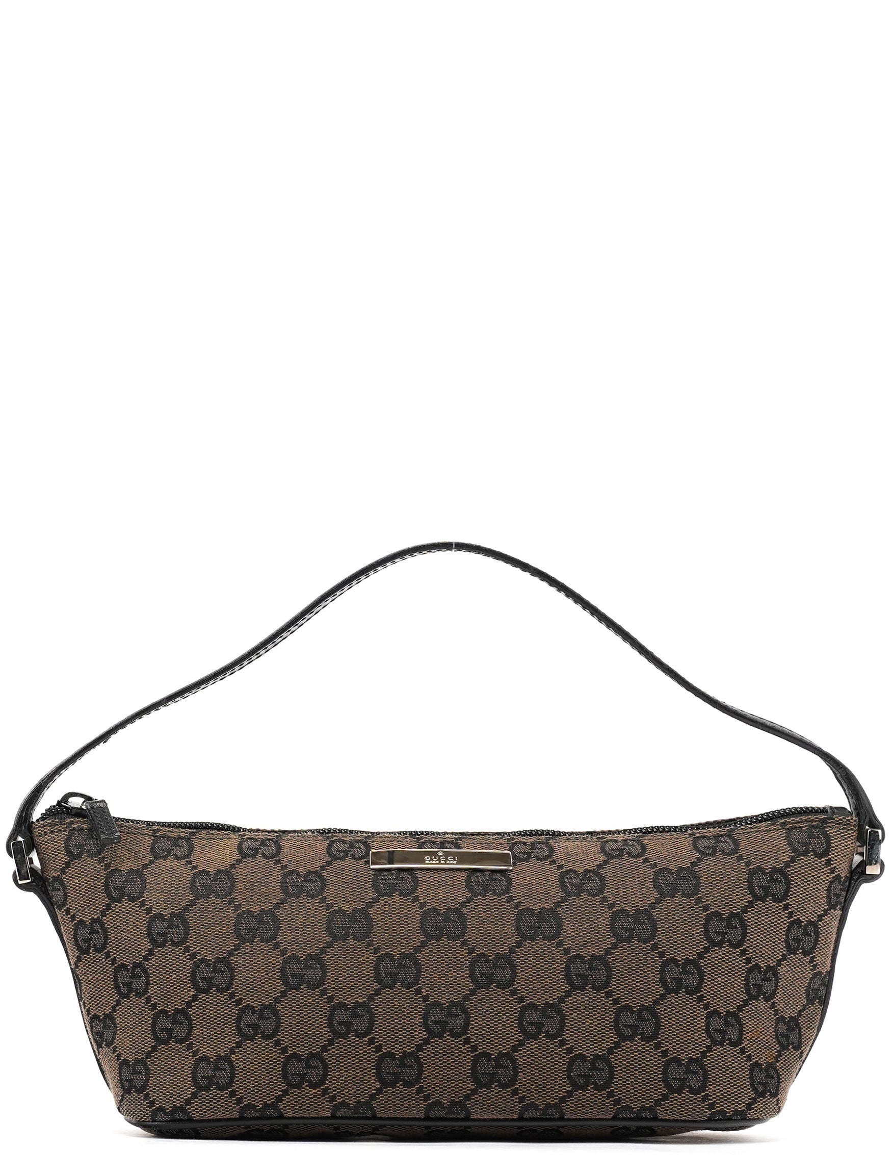 039 1103 Brown GG Boat Pochette