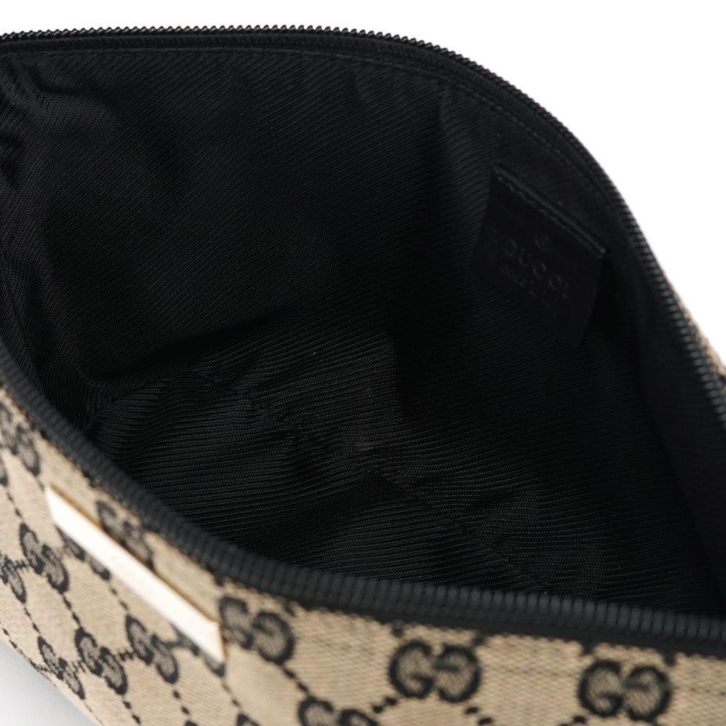 039 1103 Grey Black GG Boat Pochette