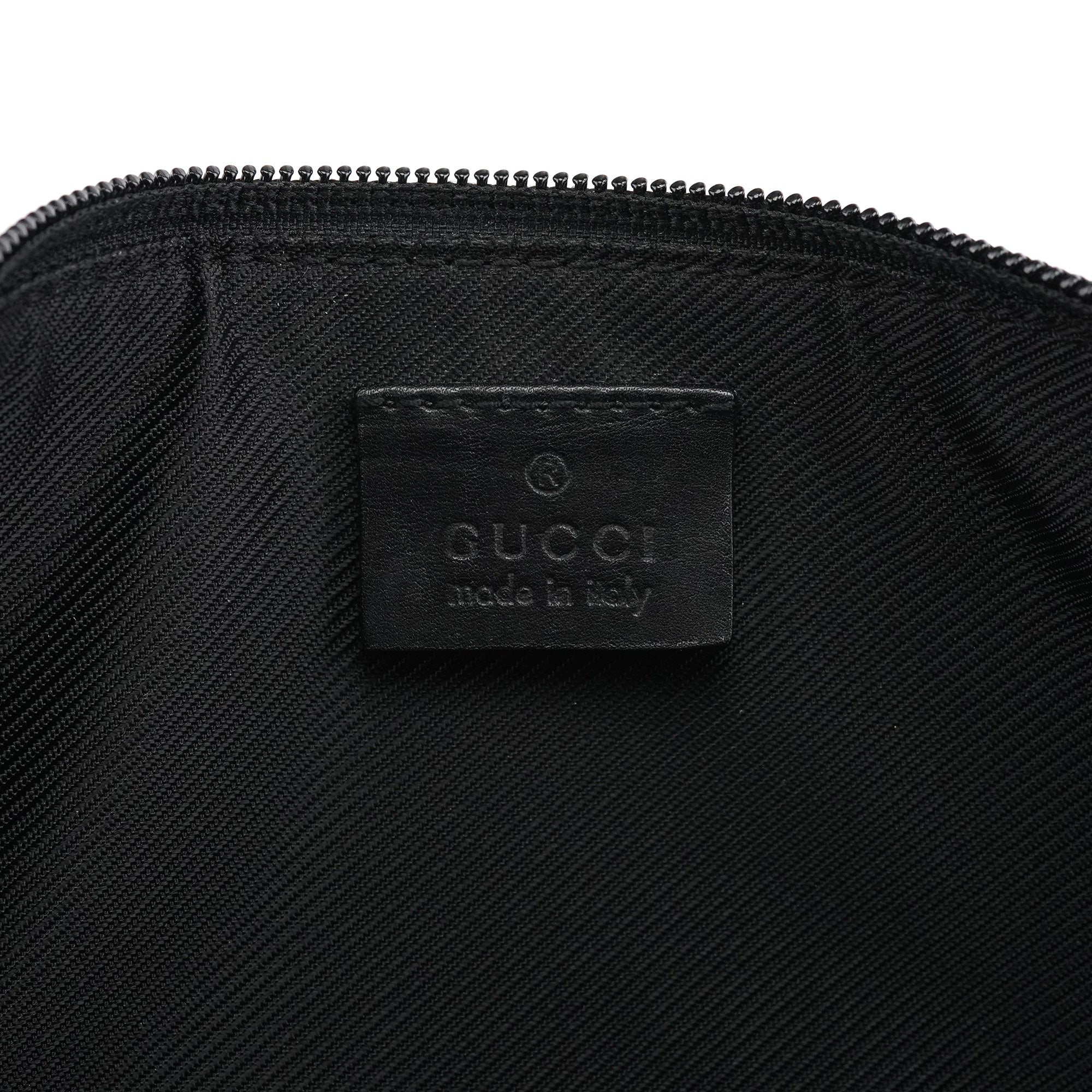 039 1103 Grey Black GG Boat Pochette