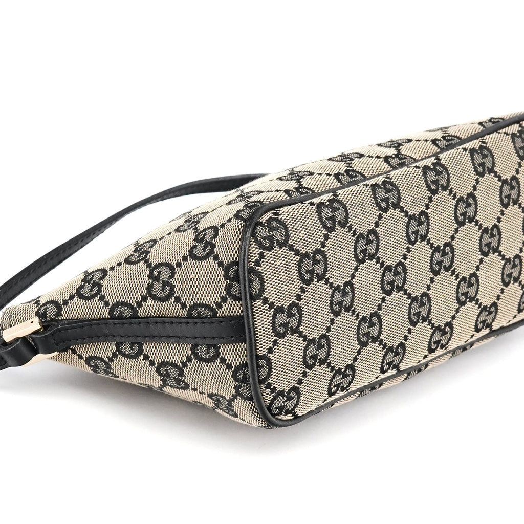 039 1103 Grey Black GG Boat Pochette