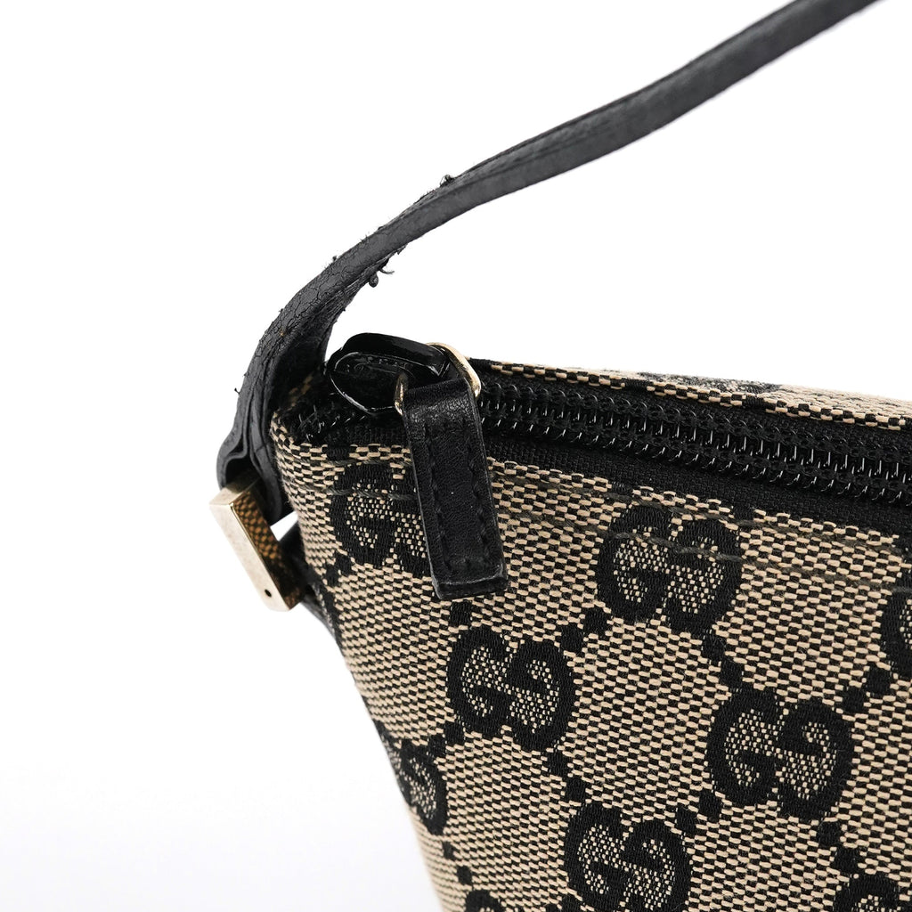 039 1103 Grey Black GG Boat Pochette