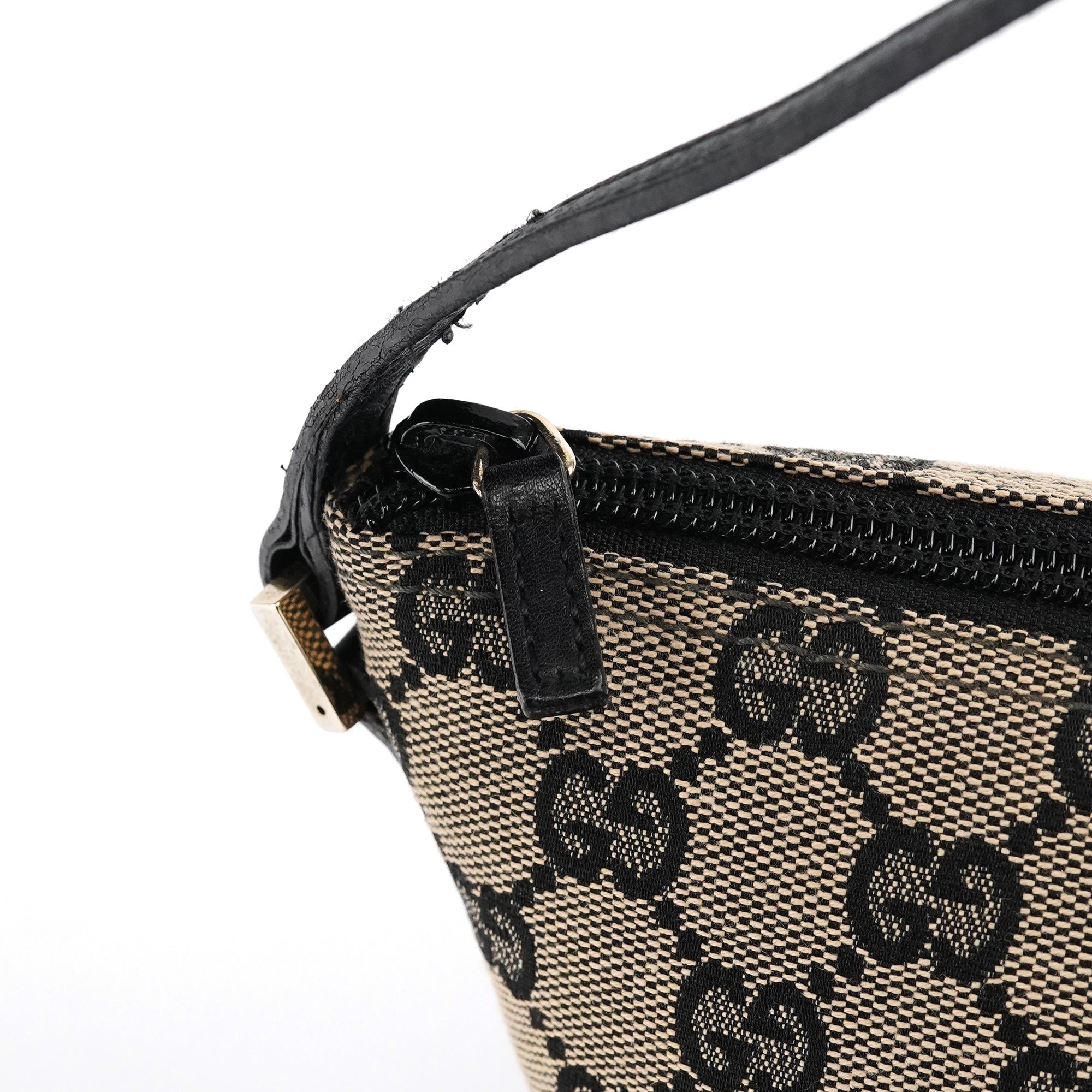 039 1103 Grey Black GG Boat Pochette