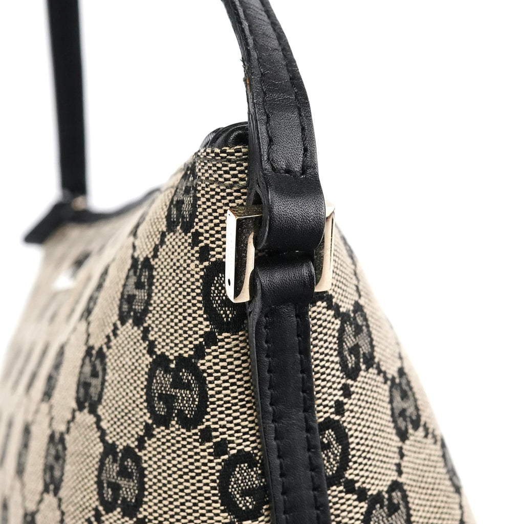 039 1103 Grey Black GG Boat Pochette