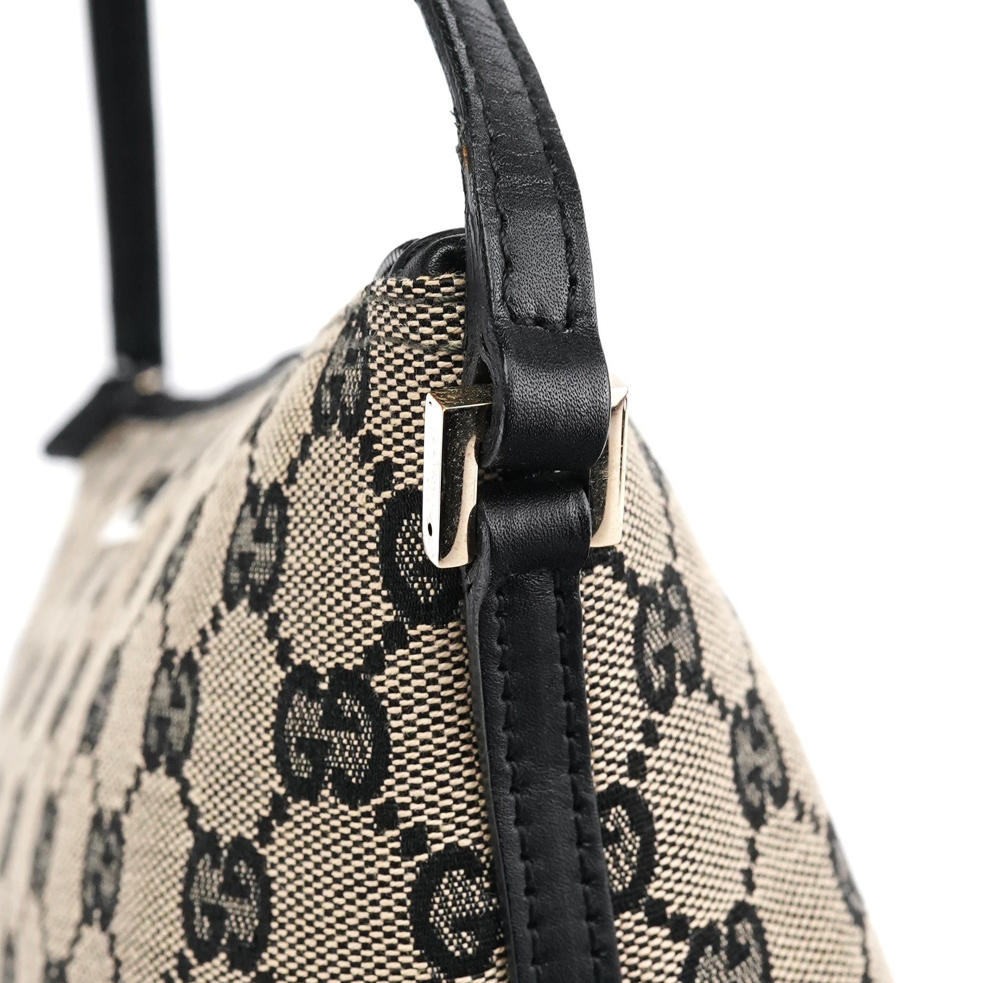 039 1103 Grey Black GG Boat Pochette